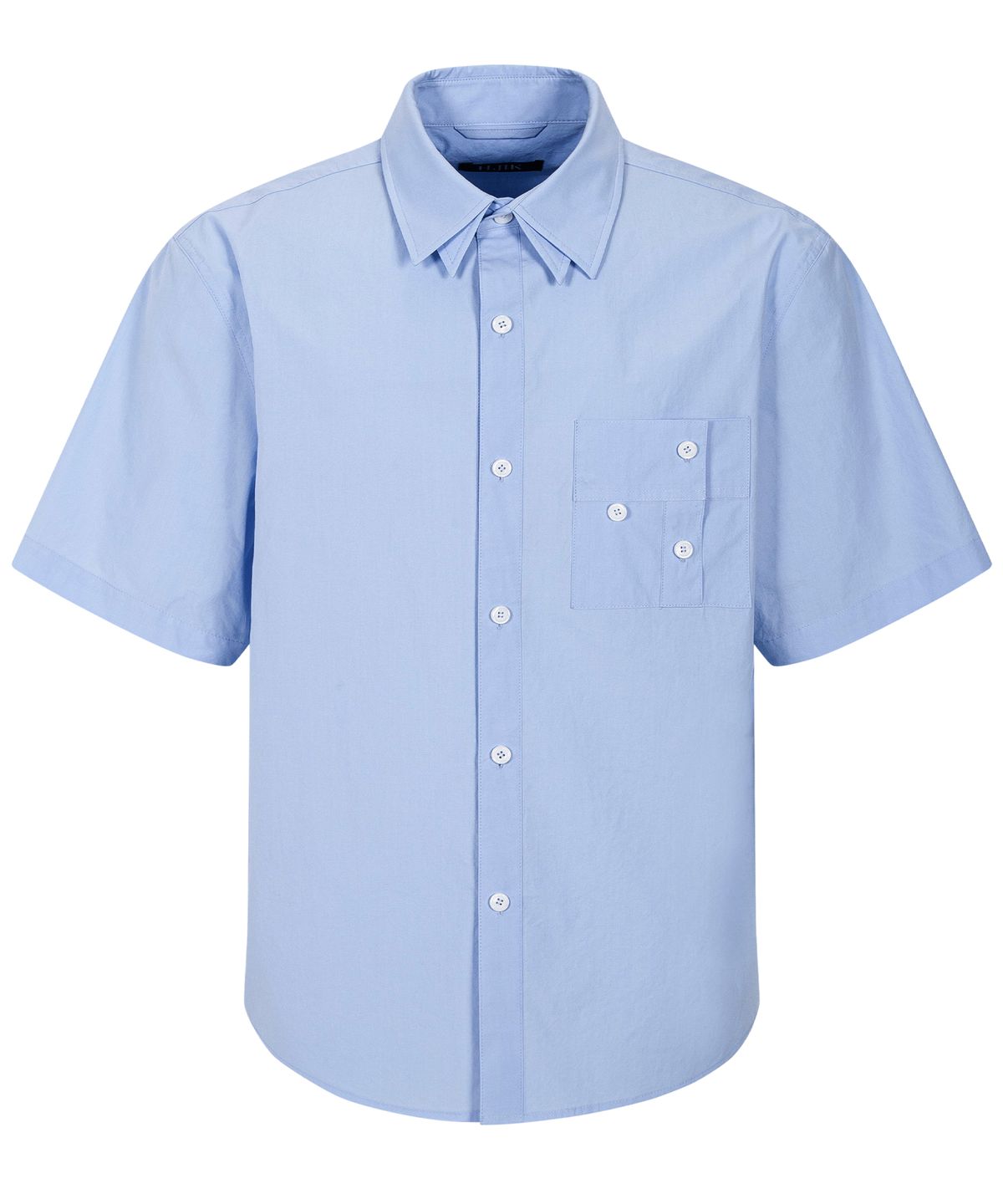 에이치직(H.JIK) Double Collar Cuff-Pocket Shirt - Ice Blue