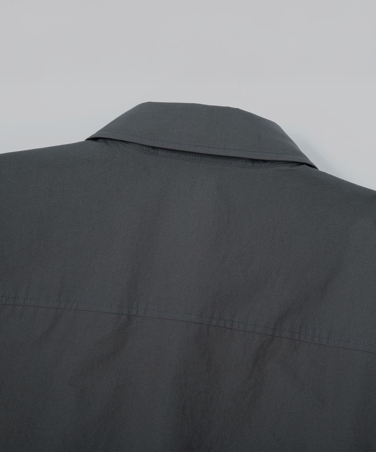 에이치직(H.JIK) Double Collar Cuff-Pocket Shirt - Charcoal