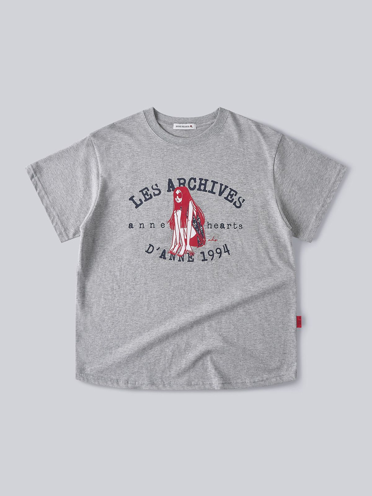 앤하츠(ANNEHEARTS) 1994 Girl Archive Graphic Tee_MELANGE