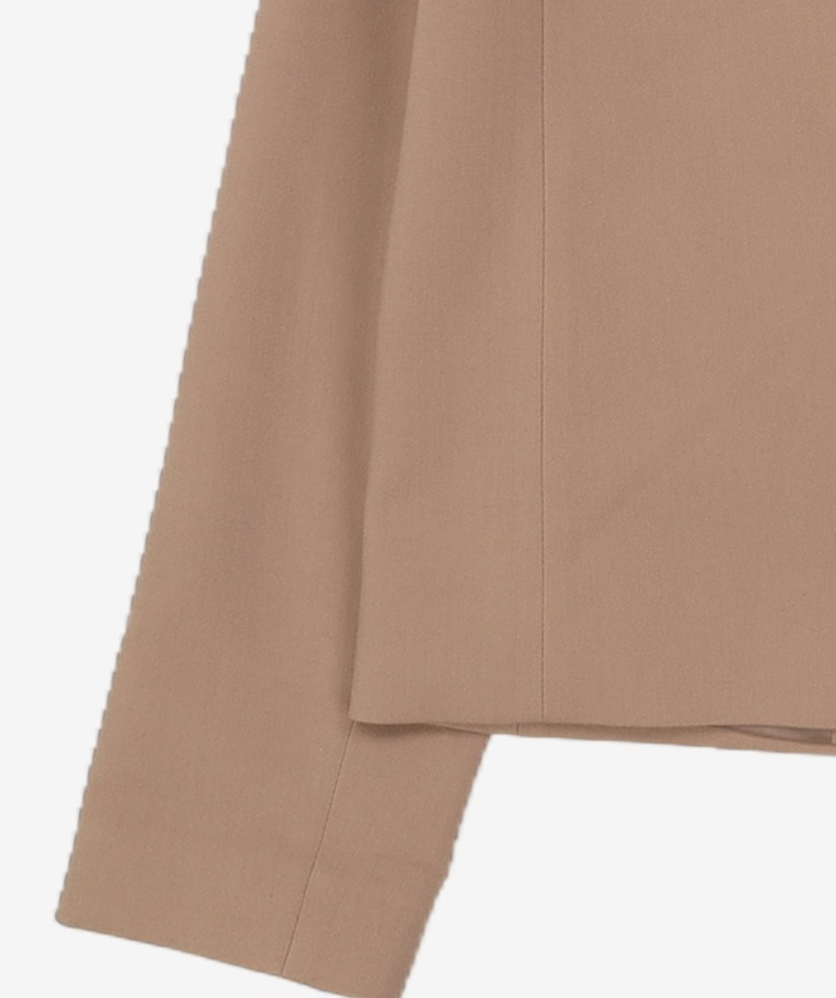 미쏘(MIXXO) 라운드넥 일자핏 싱글 숏자켓 MIWJKBT11B S