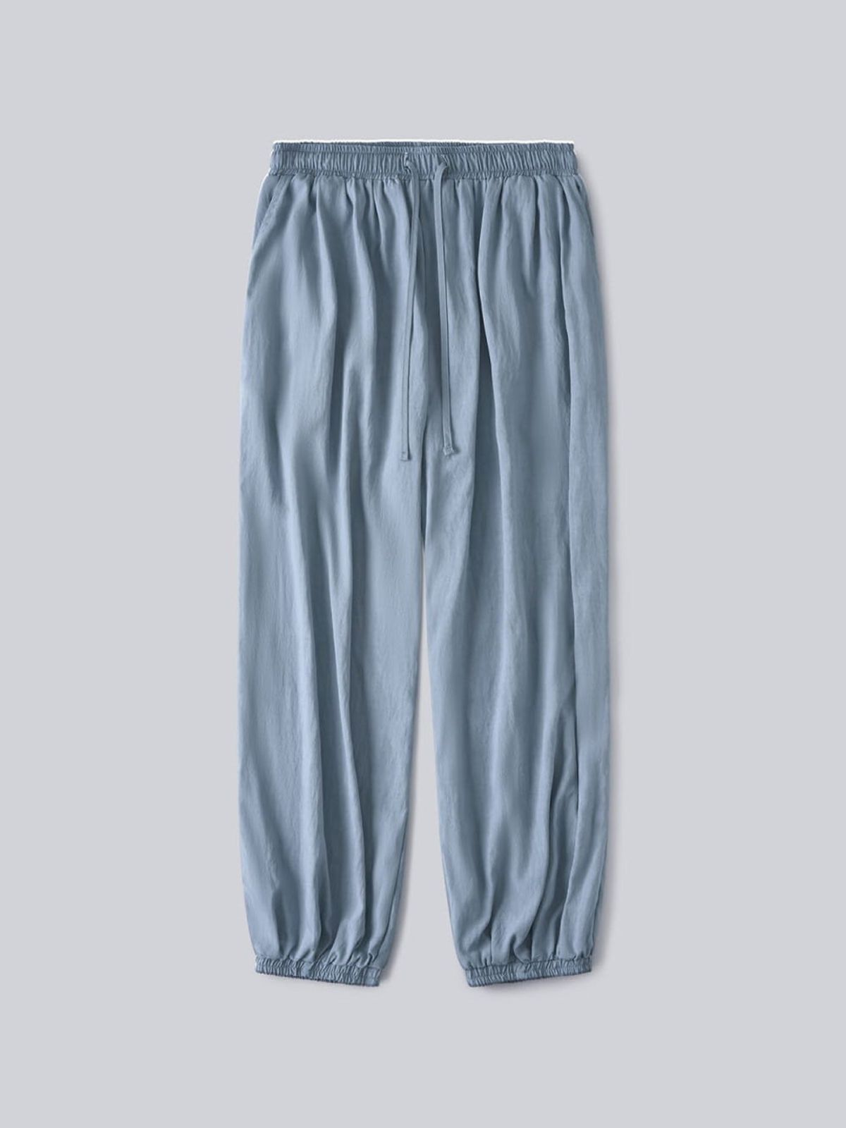 앤하츠(ANNEHEARTS) Fluid Lounge Pants_BLUE