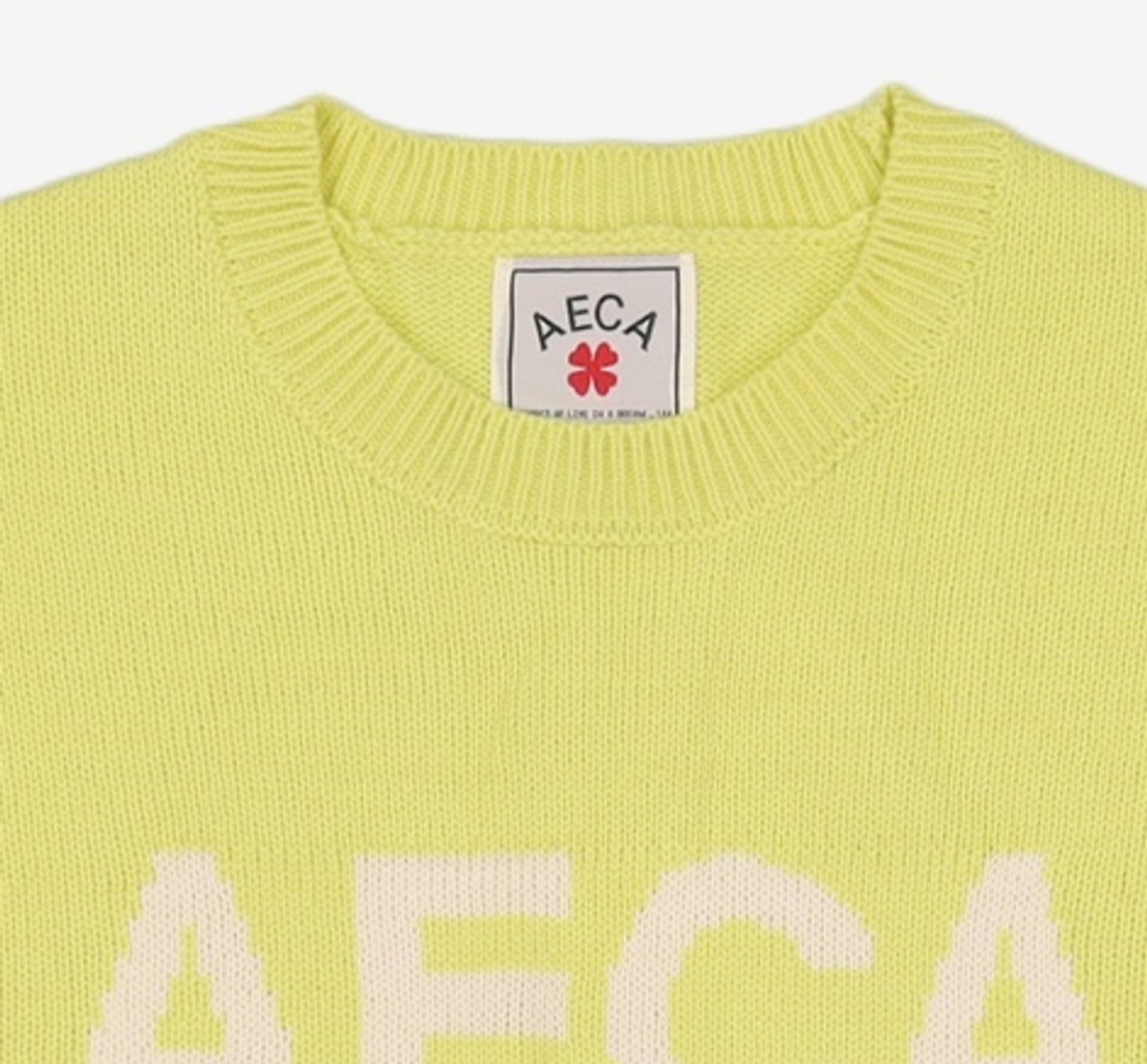 에이카화이트(AECA) AECA BIG LOGO WOOL KNIT [7color] S