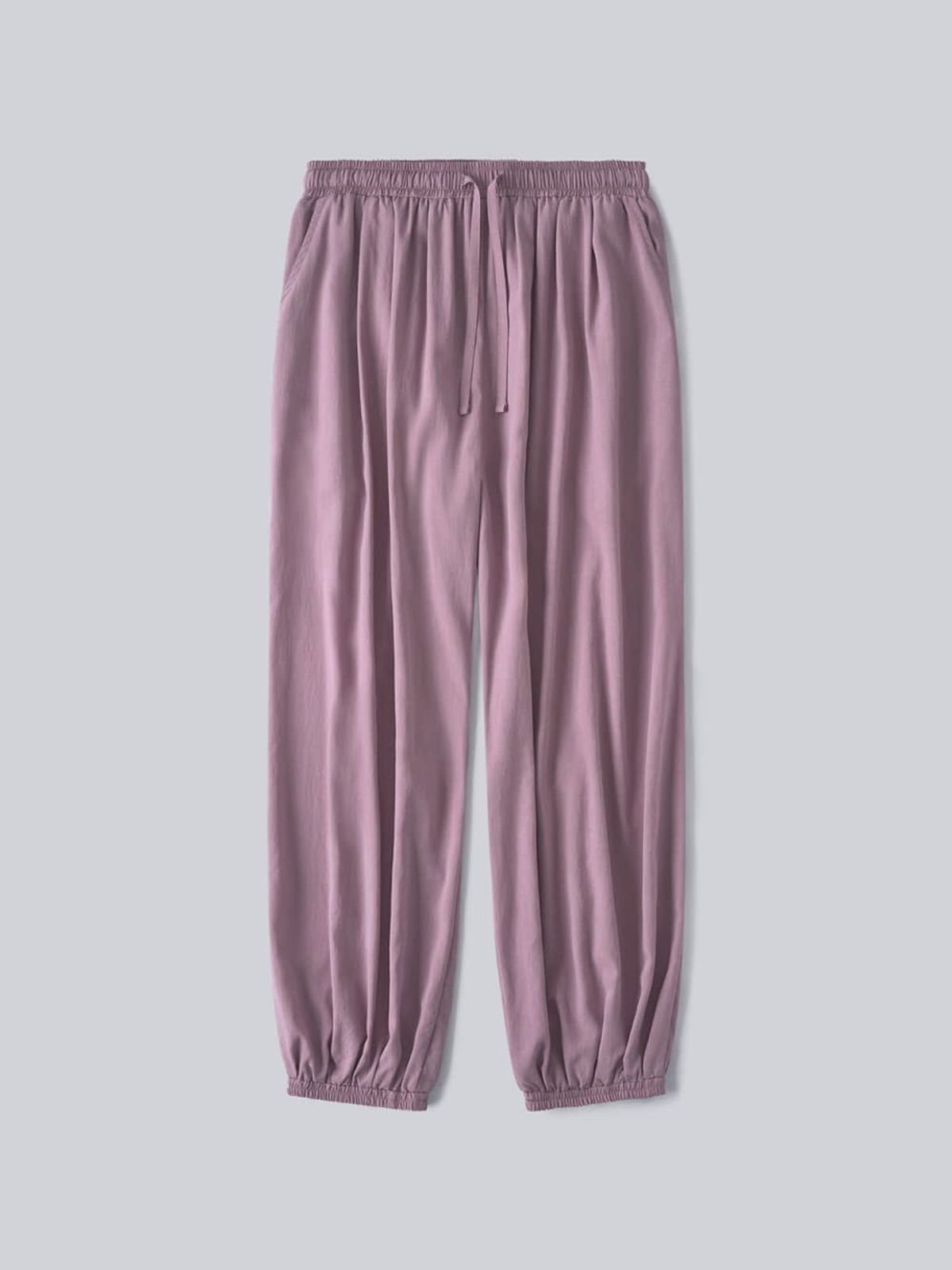 앤하츠(ANNEHEARTS) Fluid Lounge Pants_PURPLE