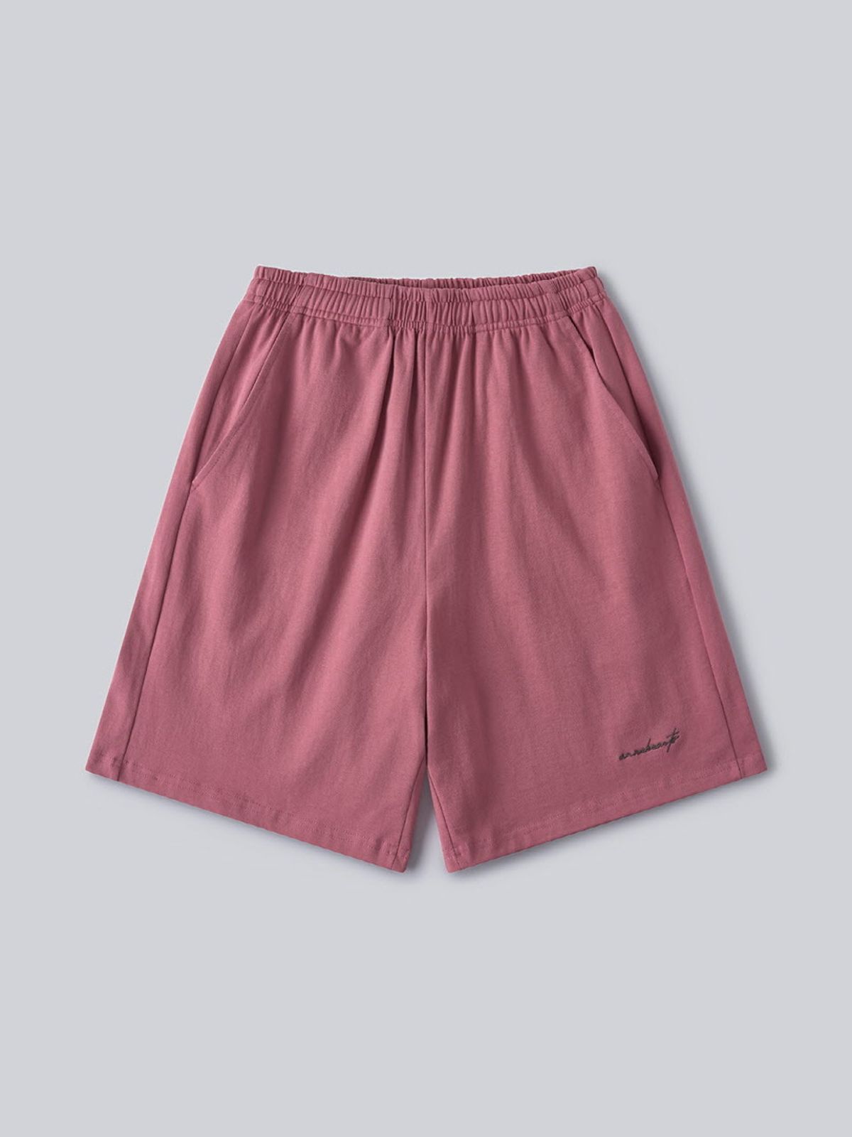 앤하츠(ANNEHEARTS) Bermuda Jersey Shorts_INDIEPINK