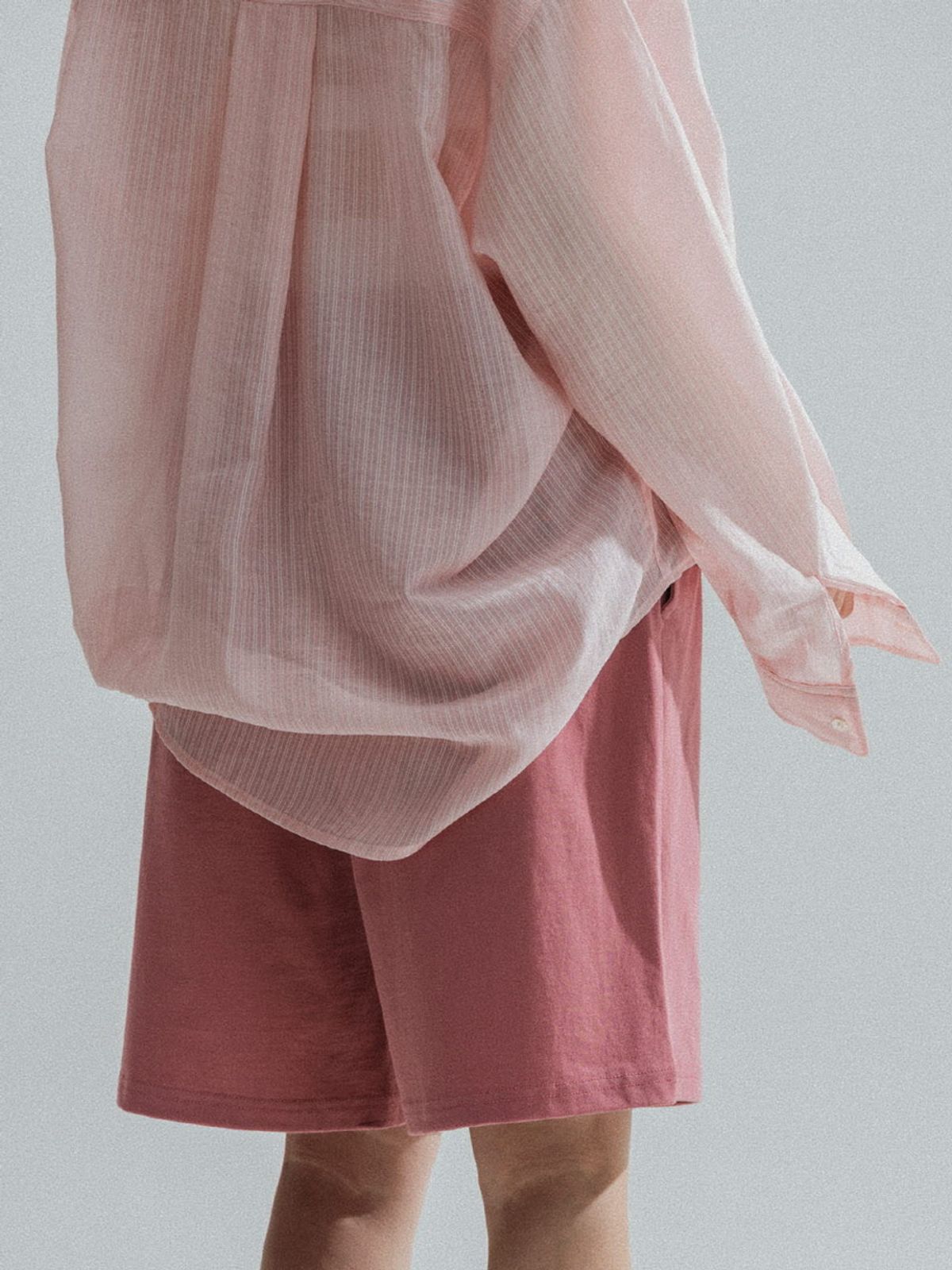 앤하츠(ANNEHEARTS) Bermuda Jersey Shorts_INDIEPINK