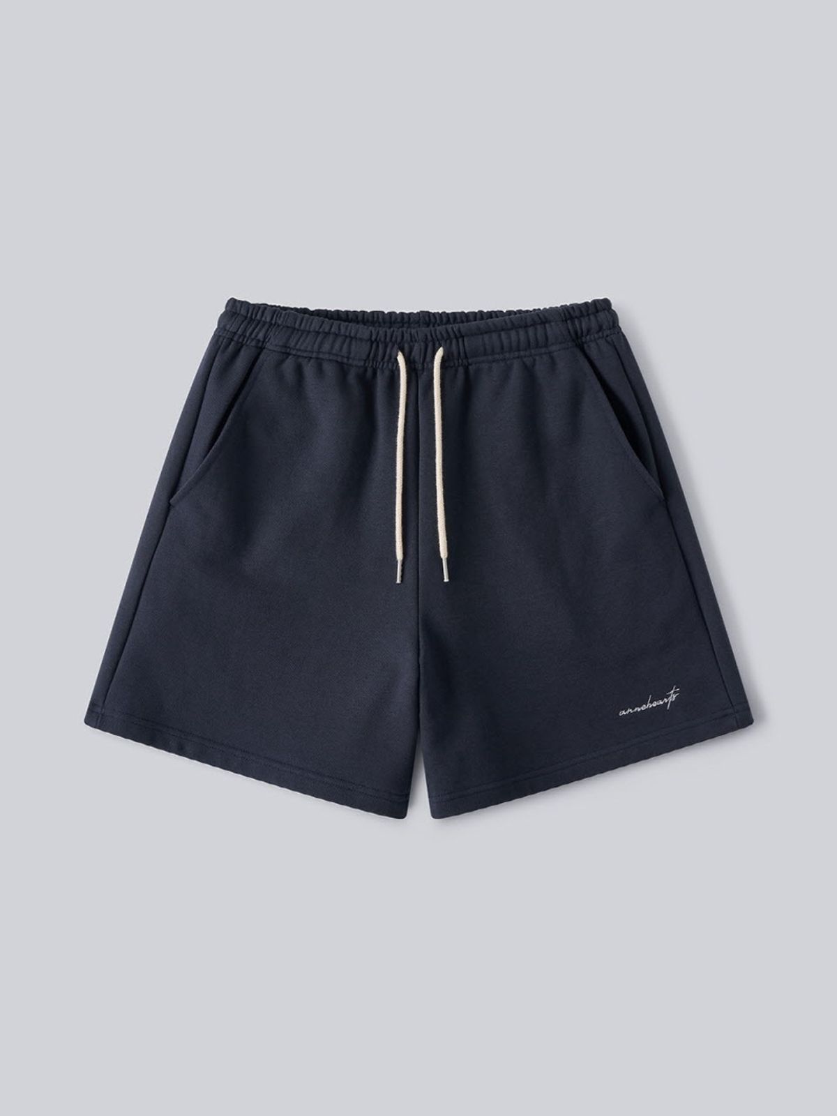 앤하츠(ANNEHEARTS) French Terry Shorts_NAVY