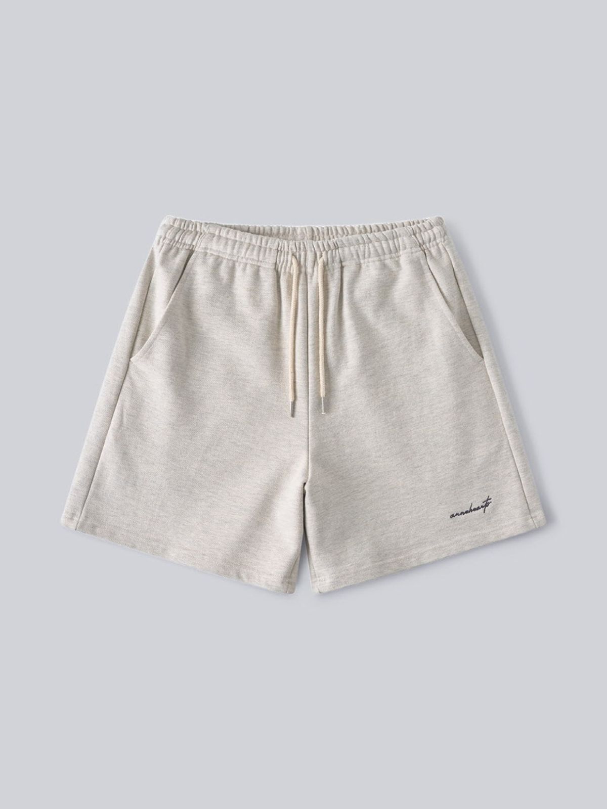 앤하츠(ANNEHEARTS) French Terry Shorts_OATMEAL