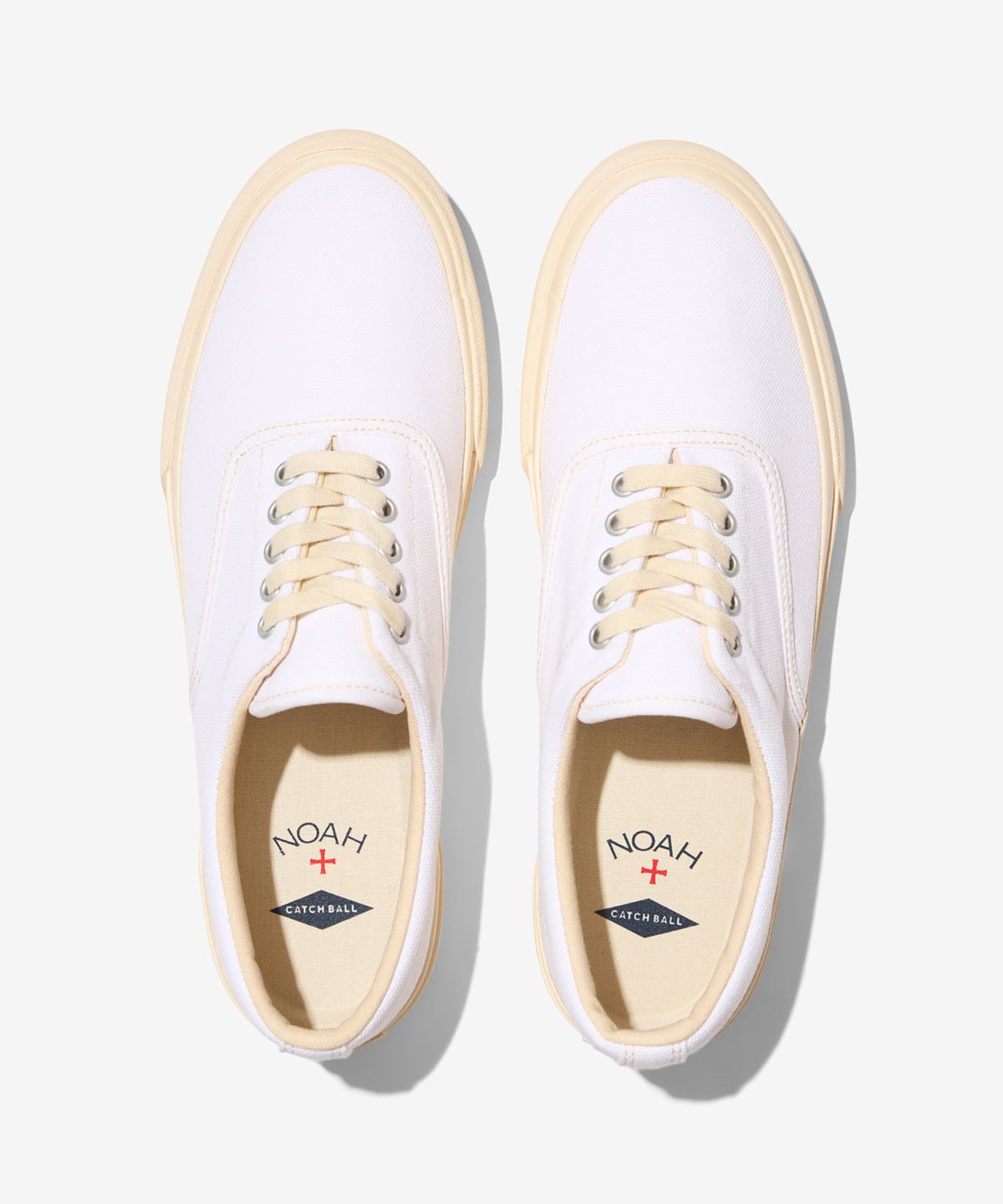 노아(NOAH) (U) 캐치볼 D-02 스니커즈 화이트 워시 CATCH BALL D-02 SNEAKER WHITE WASH