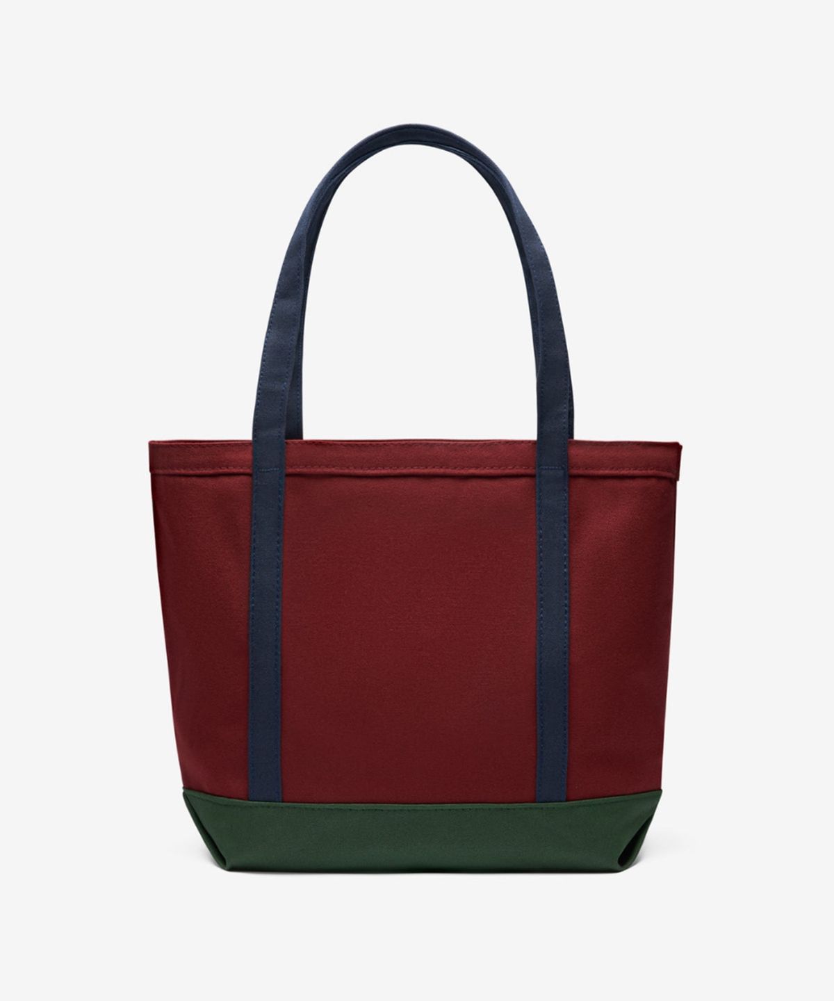 노아(NOAH) (U) 트리 컬러 로고 토트 버건디 TRI-COLOR LOGO TOTE BURGUNDY