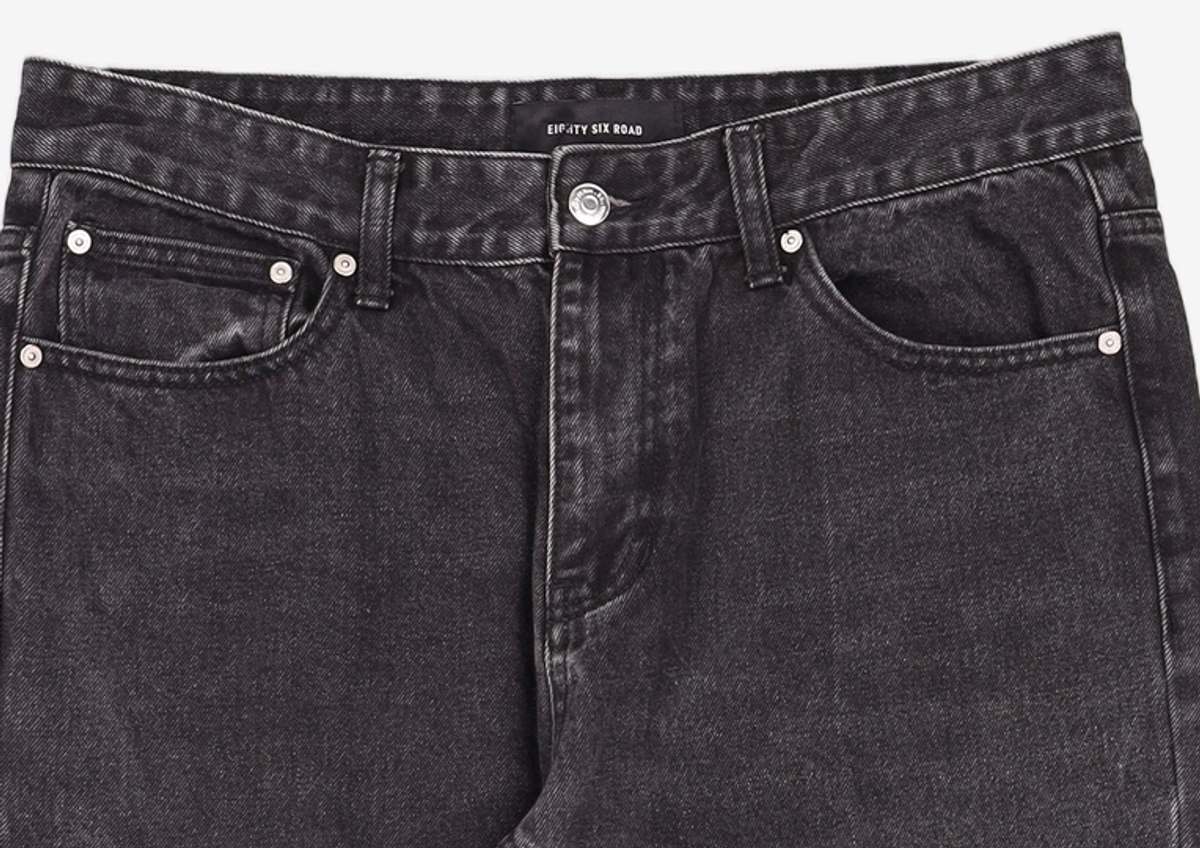 86로드(86ROAD) BLACK NORMAL CHIP / CROP TAPERED 34