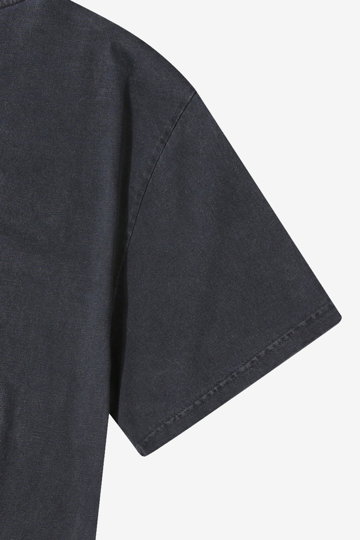 르몽생미셸(LE MONT ST MICHEL) Vintage Washed Unisex T-shirts_Black