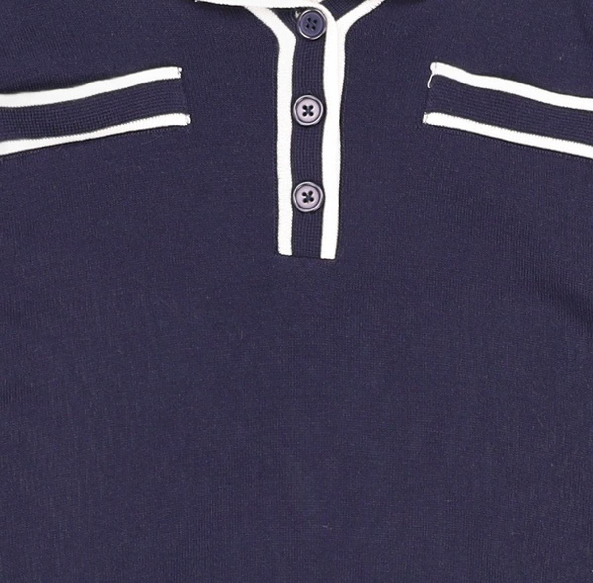 미쏘(MIXXO) 세일러카라 배색 반팔 풀오버 MIWKAC514T M