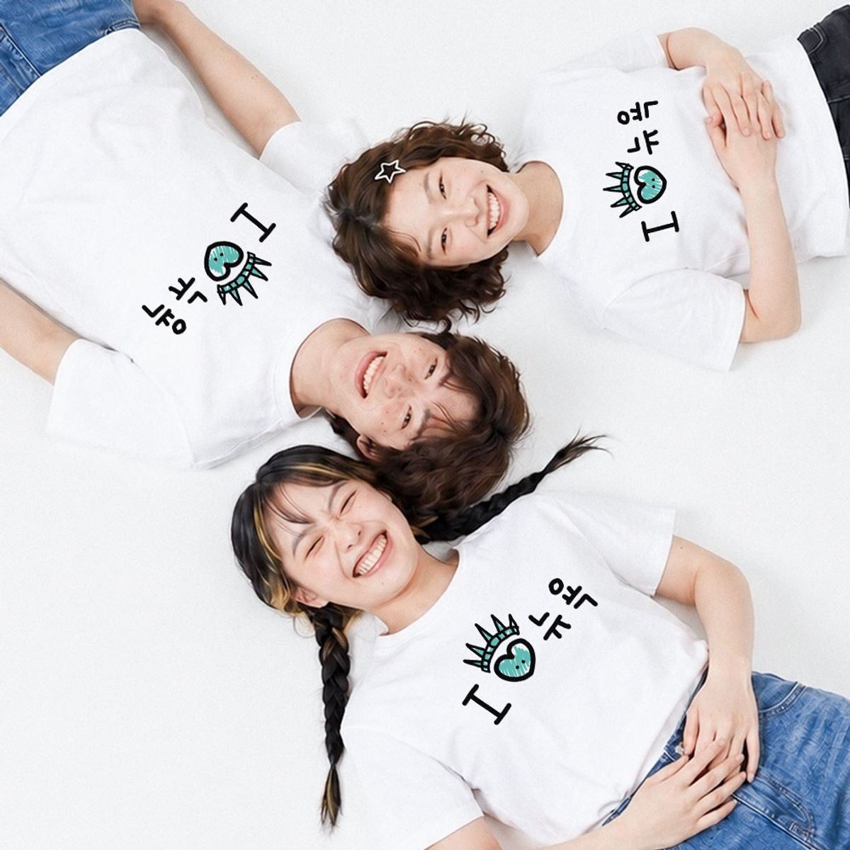 위드썸(WITHSOME) 러브포맷 아이러브 뉴욕 티셔츠