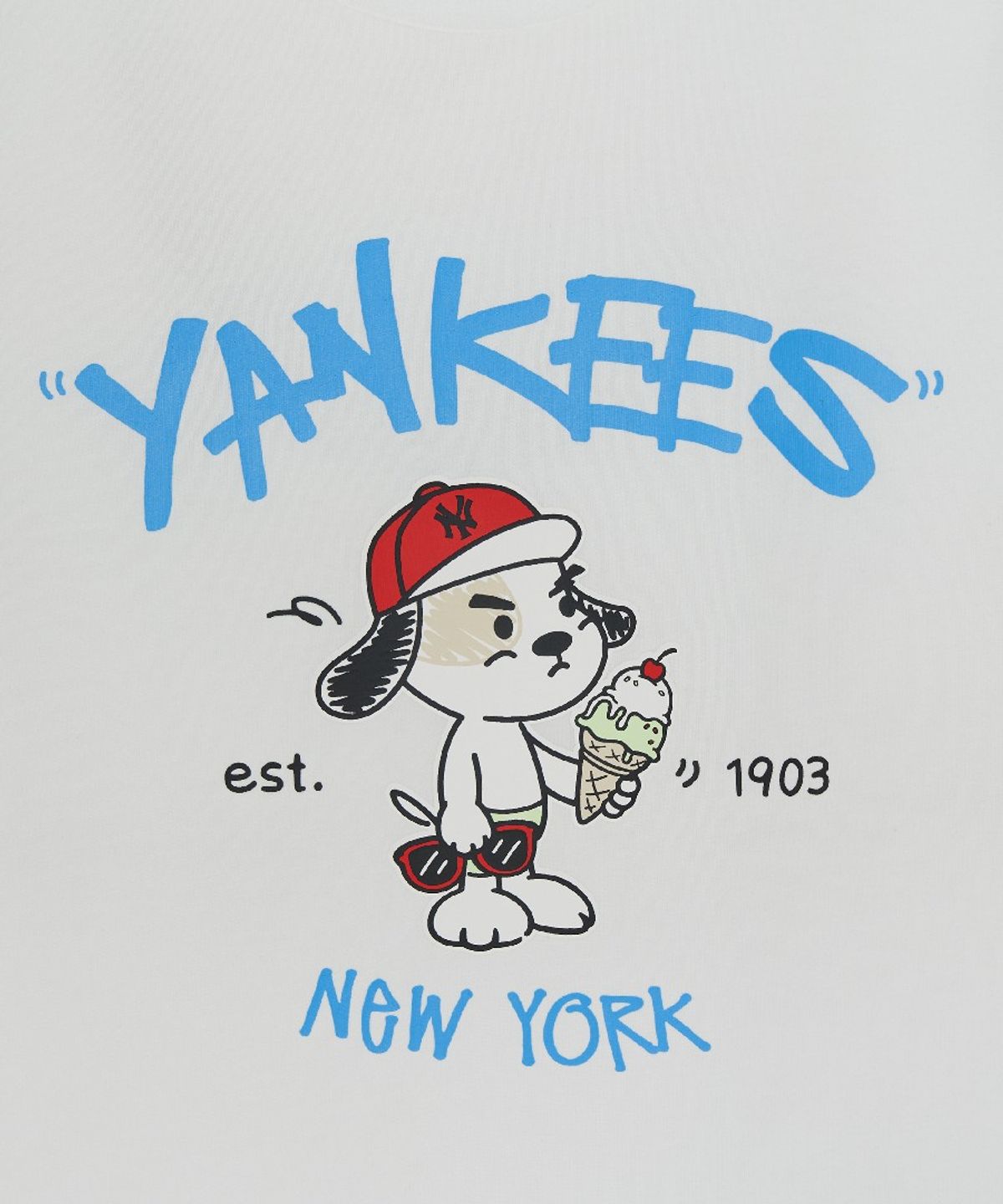 엠엘비 키즈(MLB KIDS) 스트릿 바크&바니 썸머 아트웍 민소매티셔츠 NY (White)