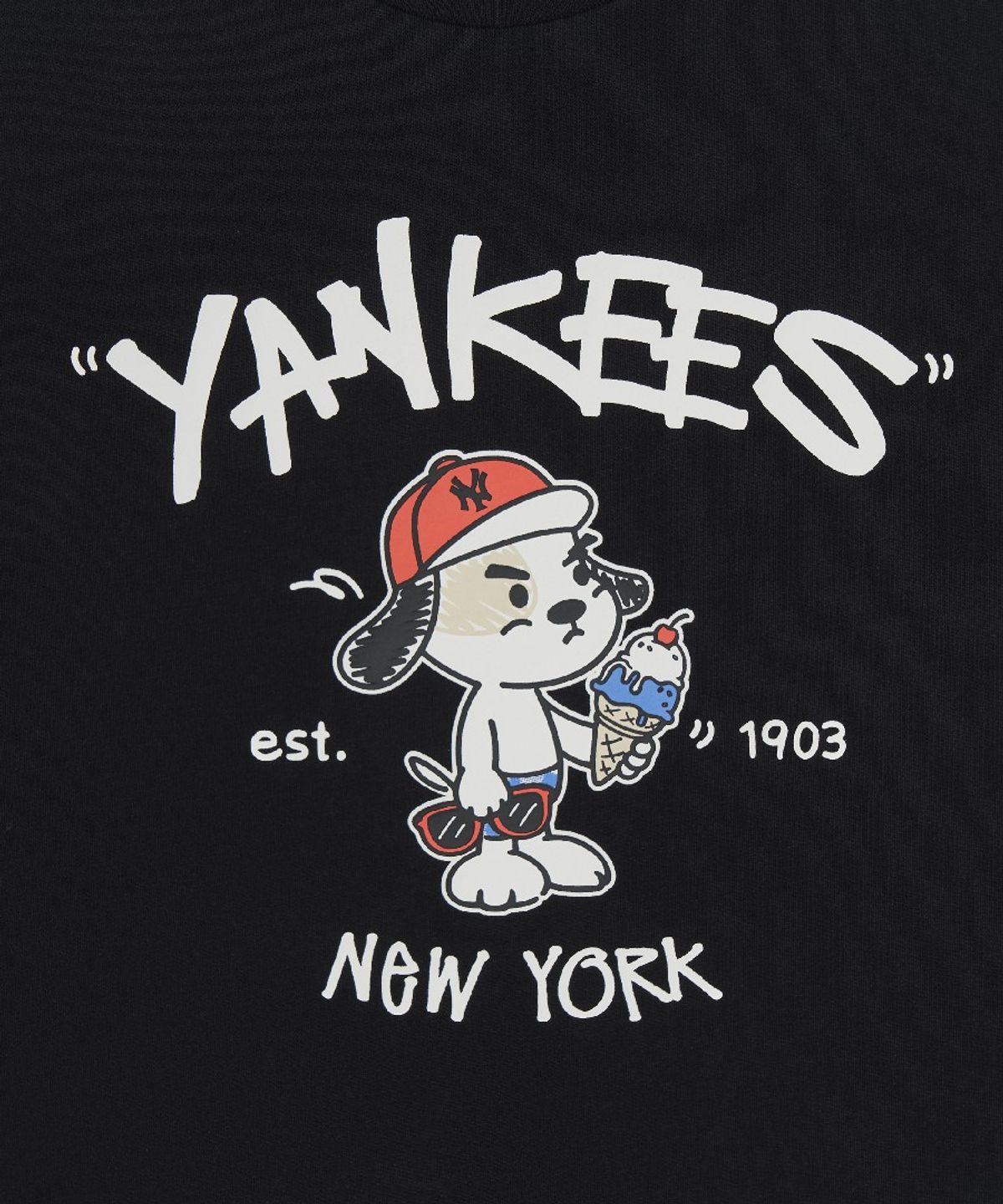 엠엘비 키즈(MLB KIDS) 스트릿 바크&바니 썸머 아트웍 민소매티셔츠 NY (Black)