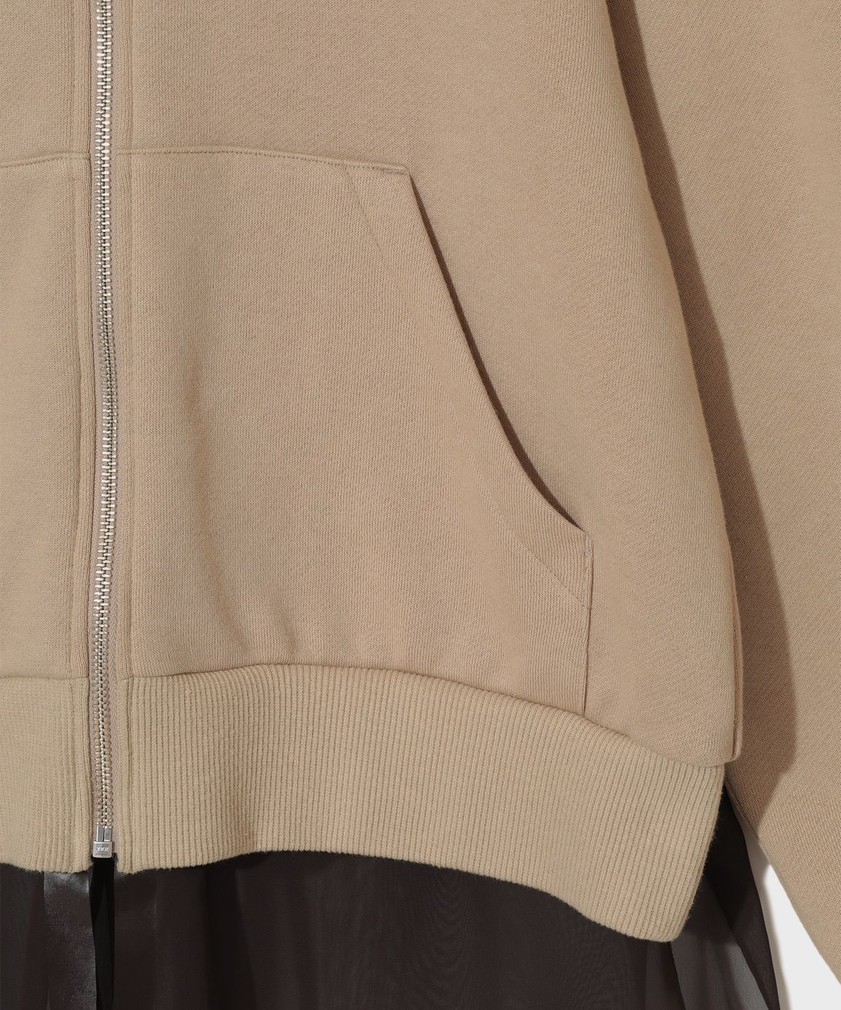 언더커버(UNDERCOVER) (W) 후드집업 베이지 UP2F1803-2 ZIP HOODIE BEIGE