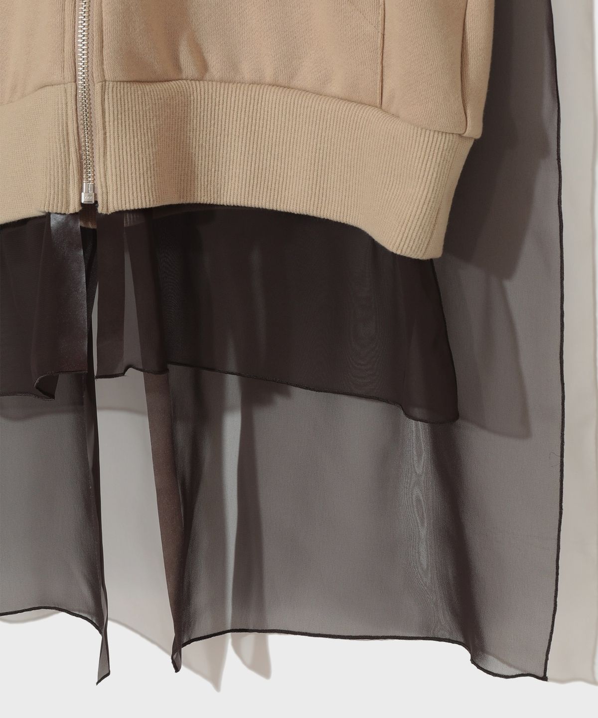언더커버(UNDERCOVER) (W) 후드집업 베이지 UP2F1803-2 ZIP HOODIE BEIGE