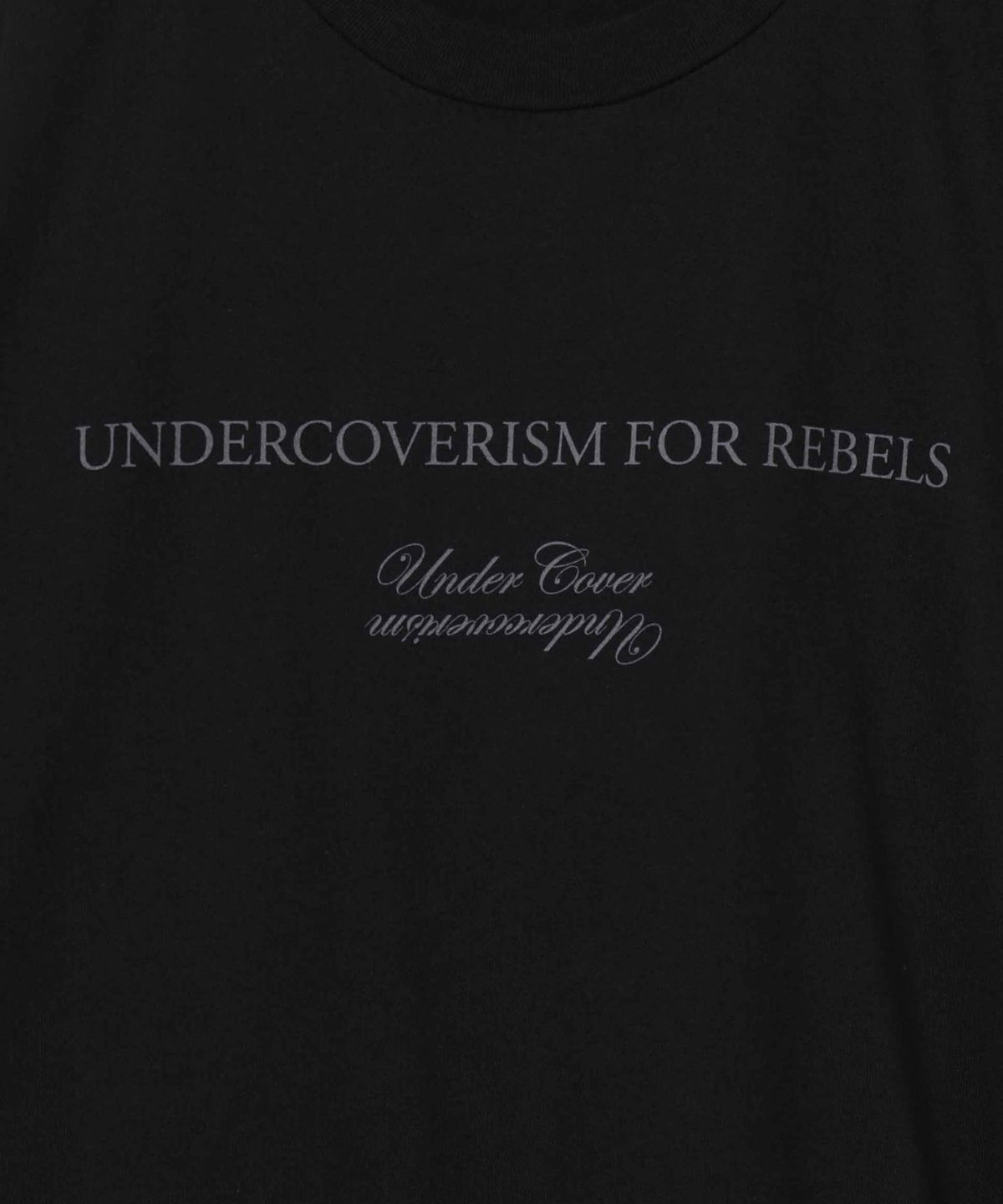 언더커버(UNDERCOVER) (M) 티셔츠 블랙 UP2F4803 T-SHIRT BLACK