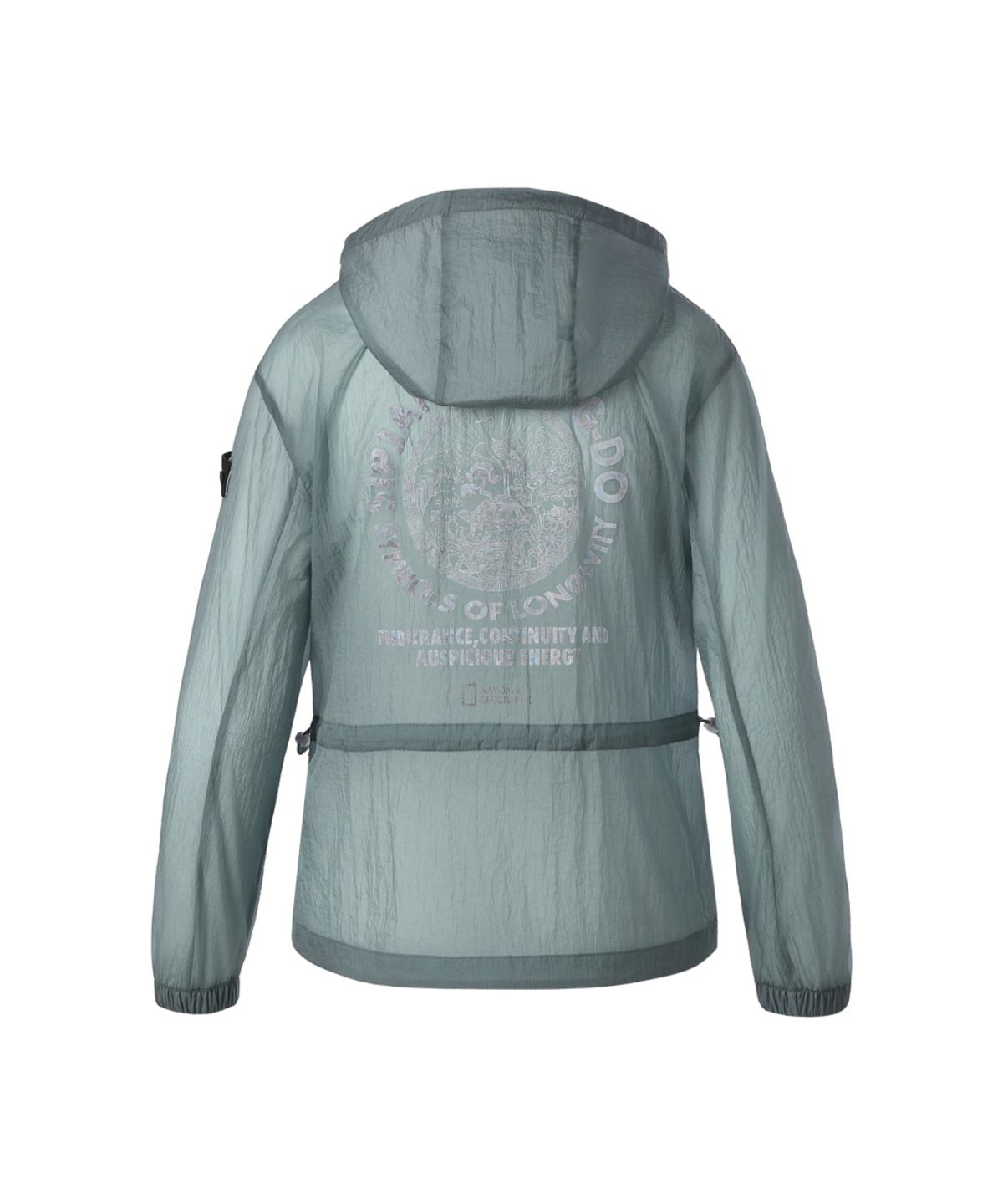 내셔널지오그래픽(NATIONALGEOGRAPHIC) [K-HERITAGE] 여성 십장생도 바람막이  LIGHT KHAKI N262WJP622
