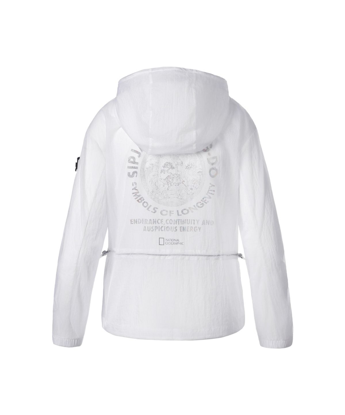 내셔널지오그래픽(NATIONALGEOGRAPHIC) [K-HERITAGE] 여성 십장생도 바람막이  WHITE N262WJP622
