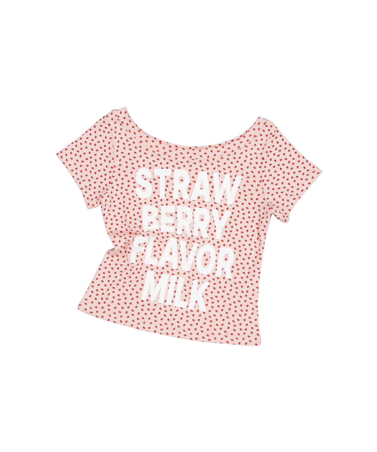 셋업이엑스이(SETUP-EXE) STRAWBERRY DOT GRAPHIC TOP / PINK