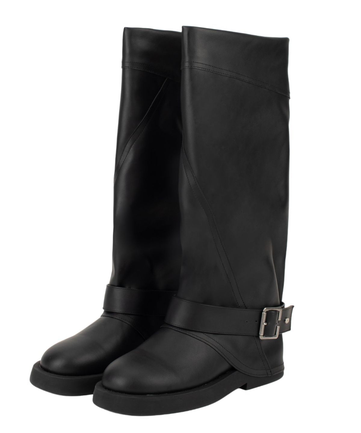 디퍼슈(DIFFERSHOE) 베르딘 롱부츠 7.5CM [블랙]