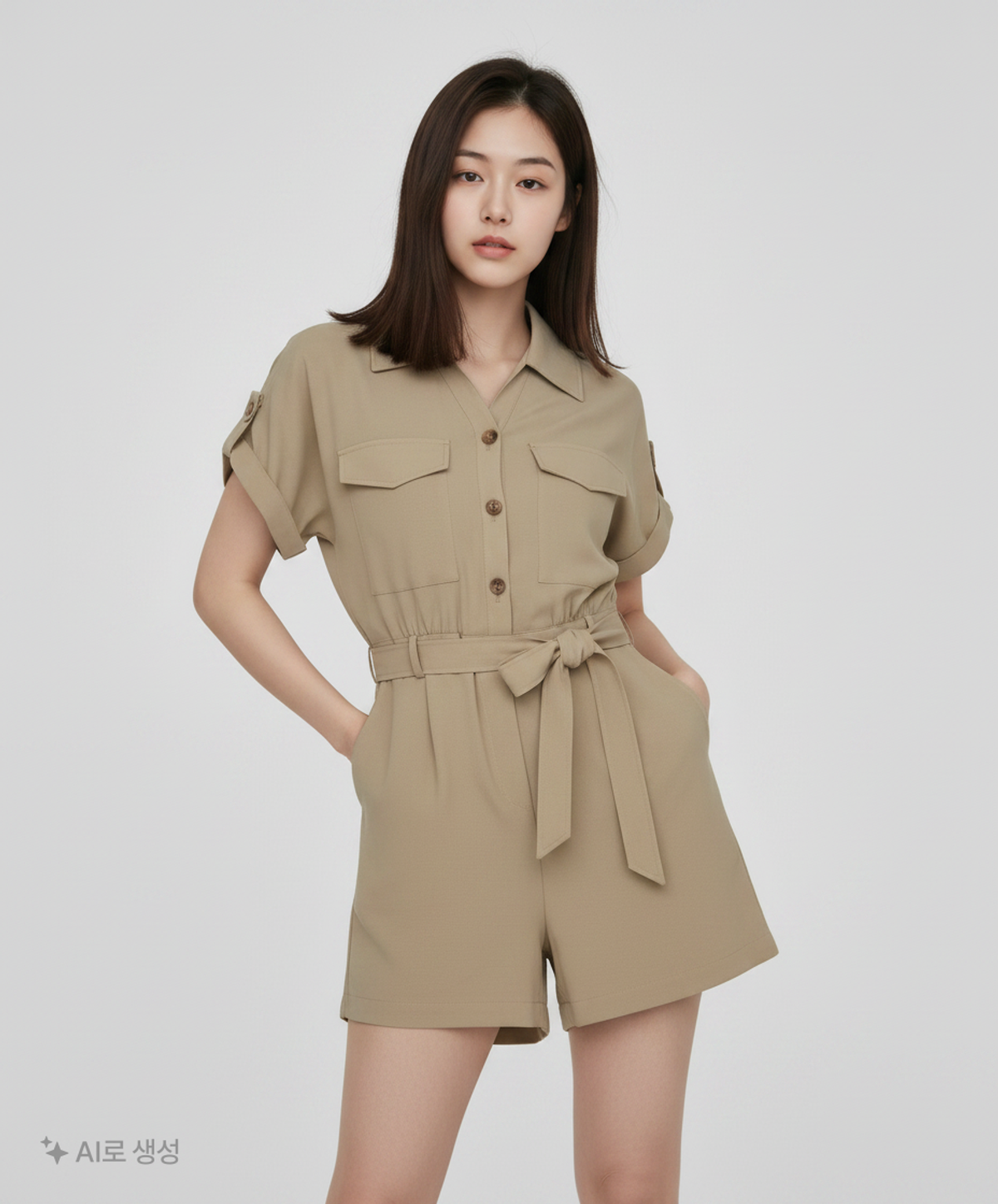 숲(SOUP) 벨티드 셔츠형 점프수트(SY6OV81) 66