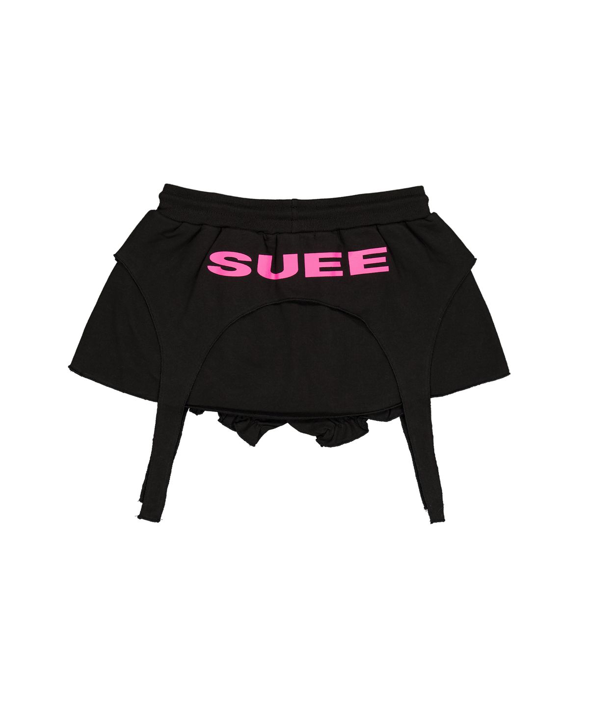 셋업이엑스이(SETUP-EXE) GARTER BABY SHORT PANTS / BLACK