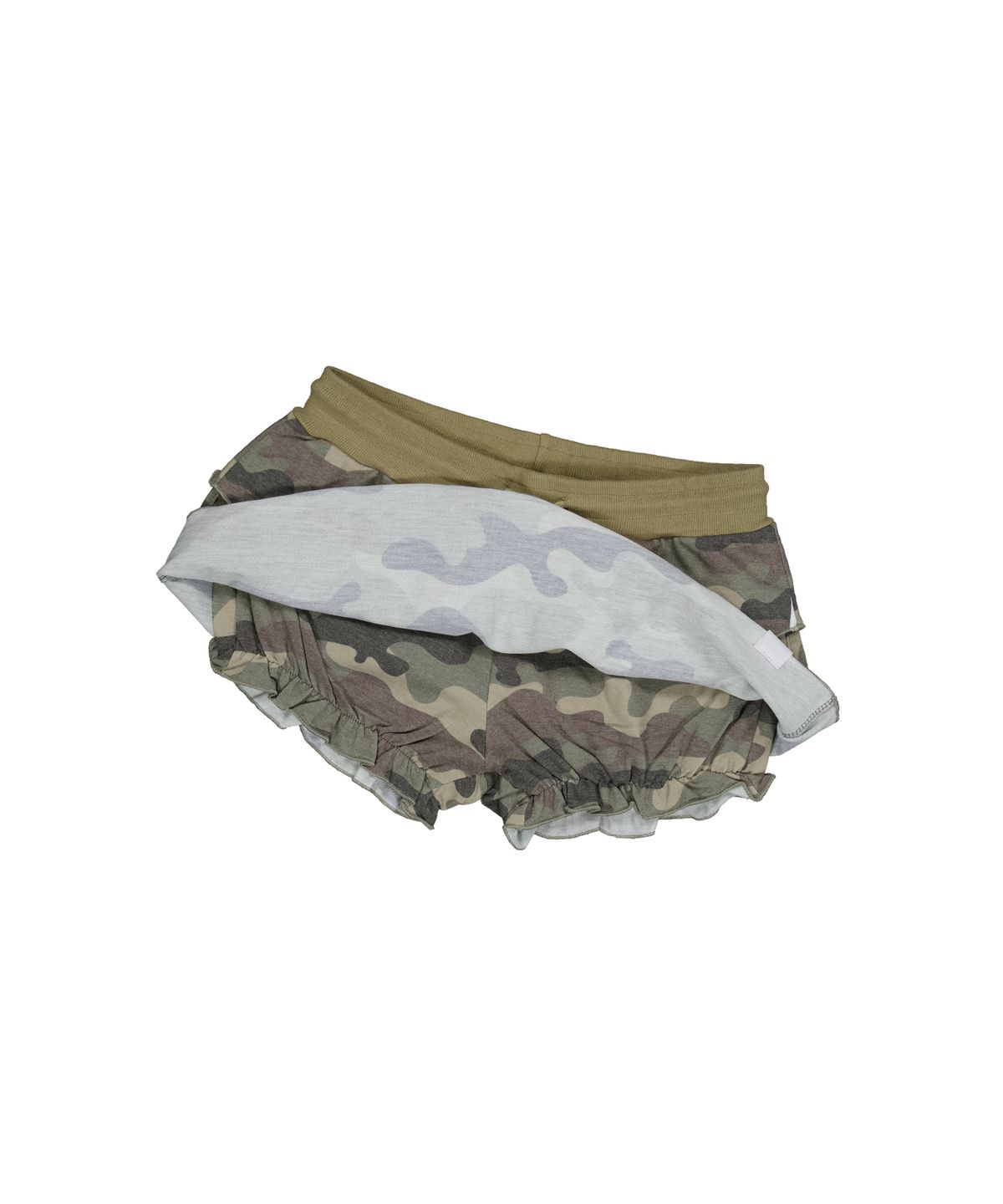 셋업이엑스이(SETUP-EXE) GARTER BABY SHORT PANTS / CAMO