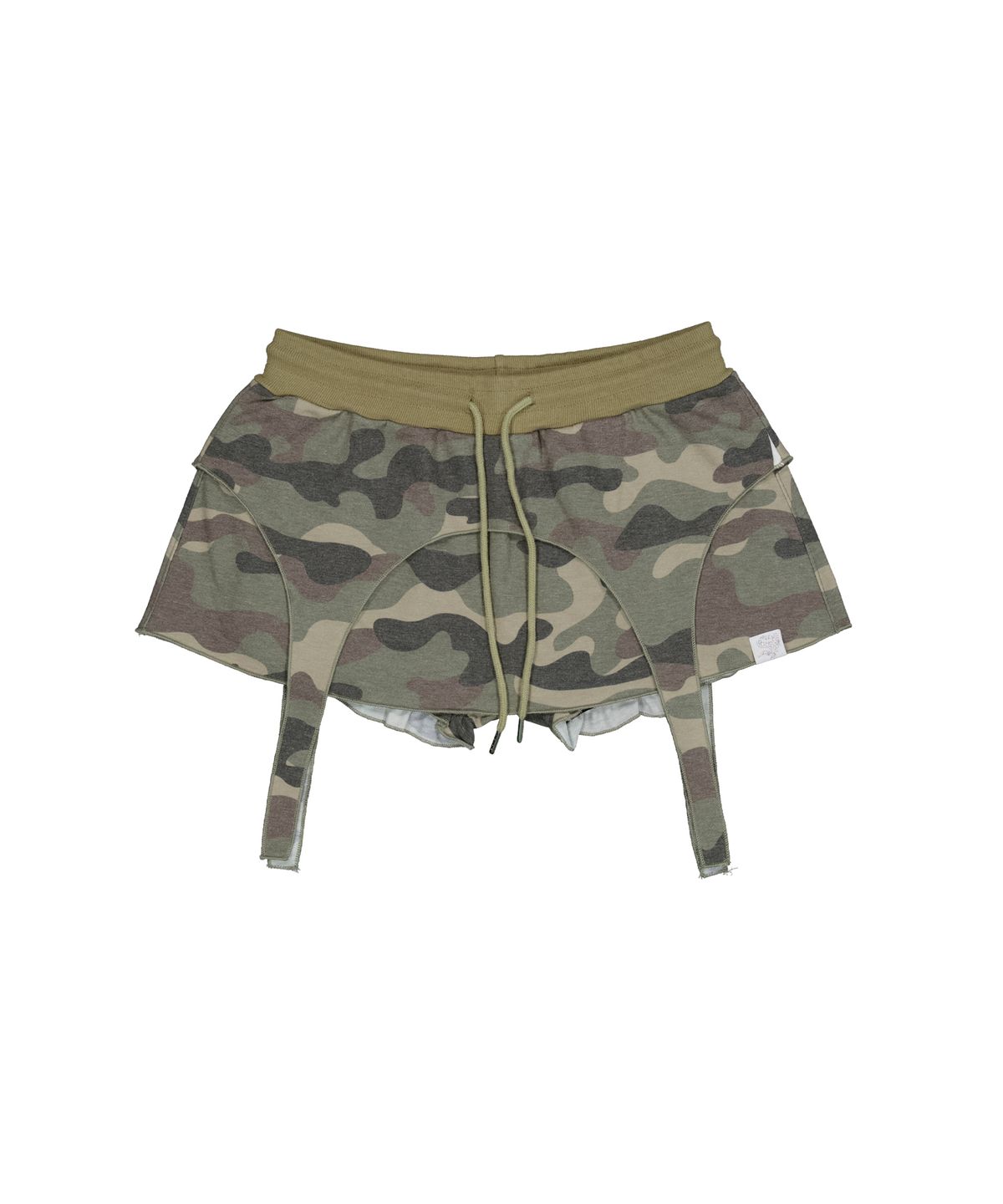 셋업이엑스이(SETUP-EXE) GARTER BABY SHORT PANTS / CAMO