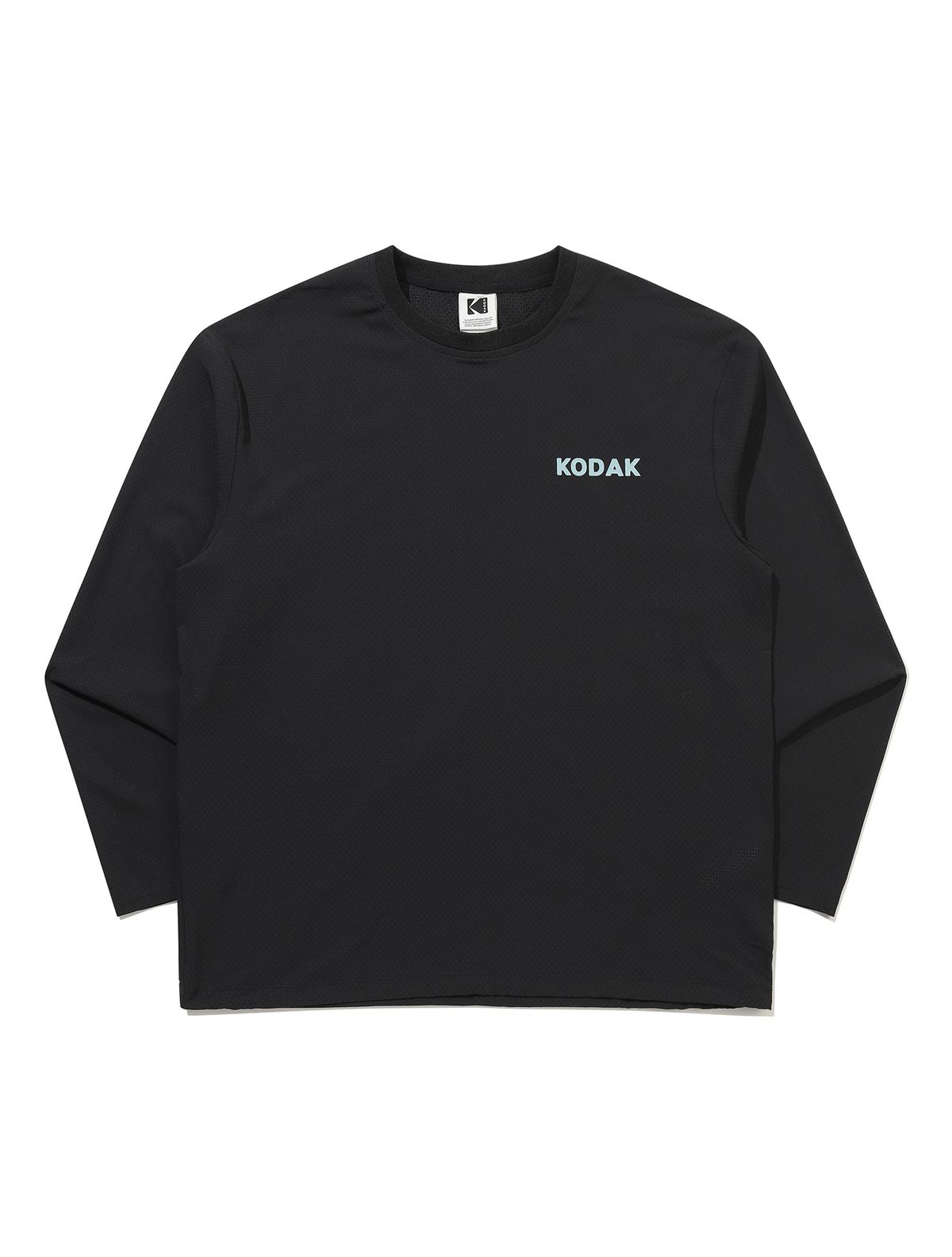 코닥(KODAK) [알란베리리스] 세이코닥 에어홀 긴팔티셔츠 BLACK