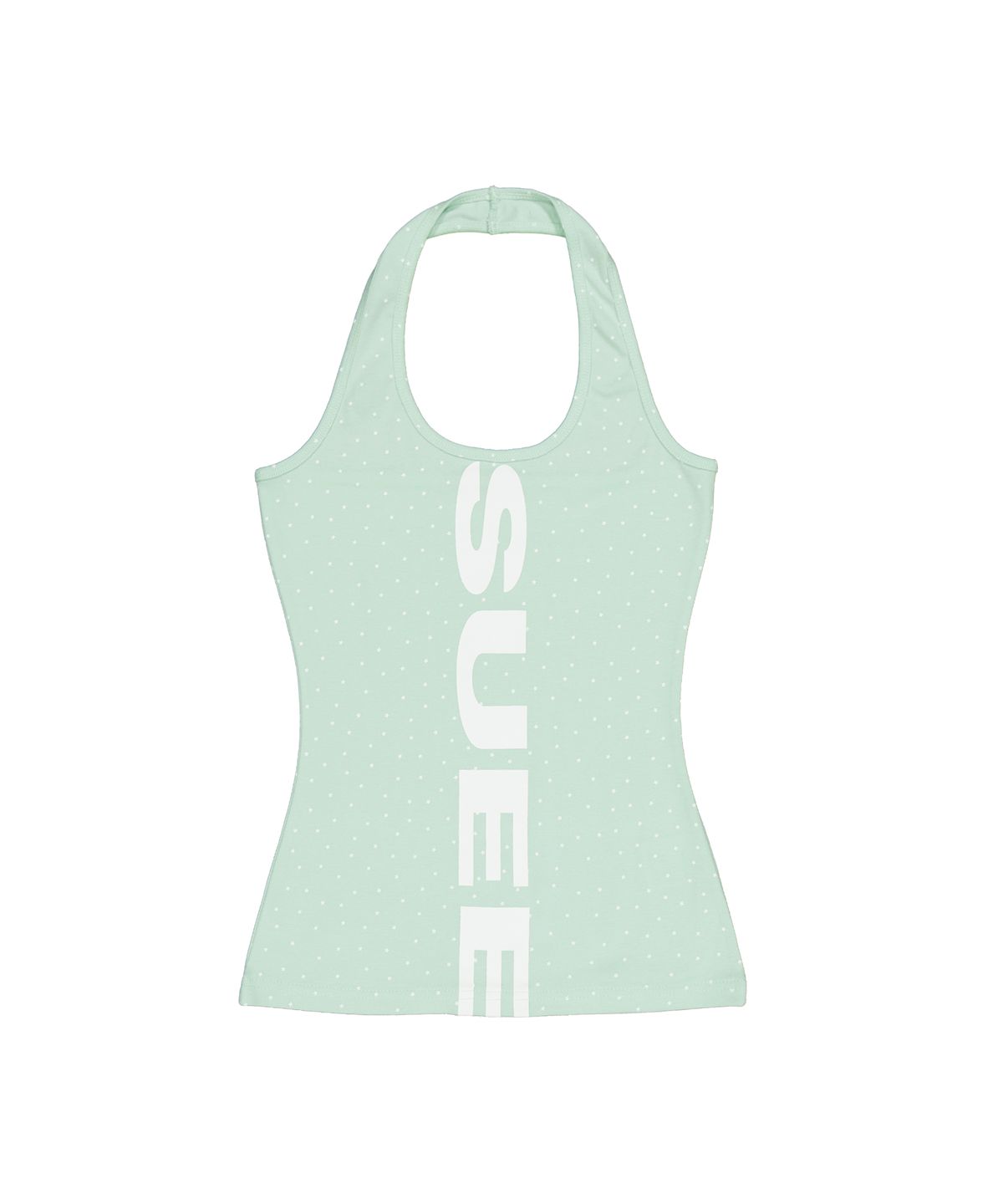 셋업이엑스이(SETUP-EXE) DOT LOGO HALTERNECK TOP / MINT