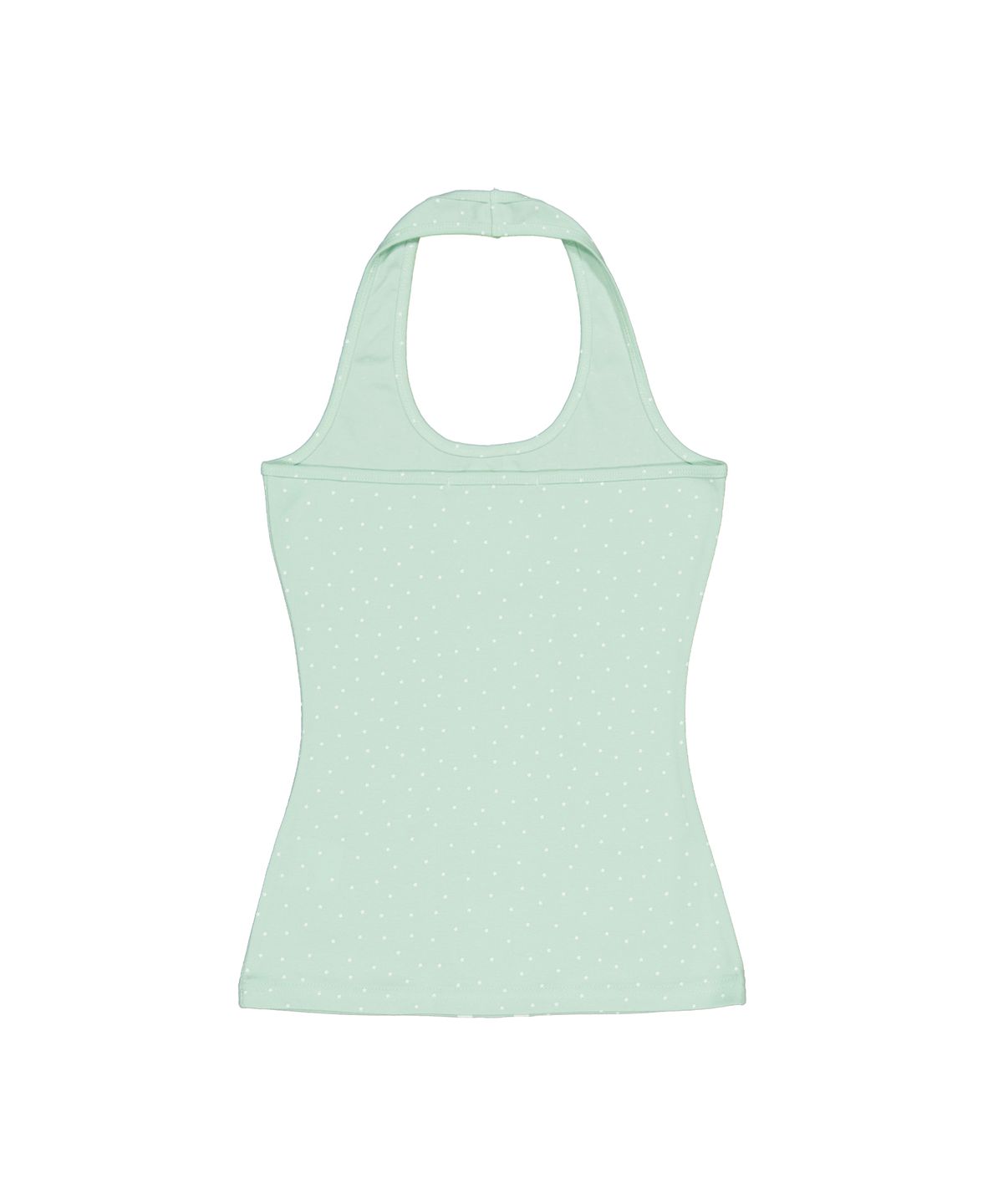 셋업이엑스이(SETUP-EXE) DOT LOGO HALTERNECK TOP / MINT