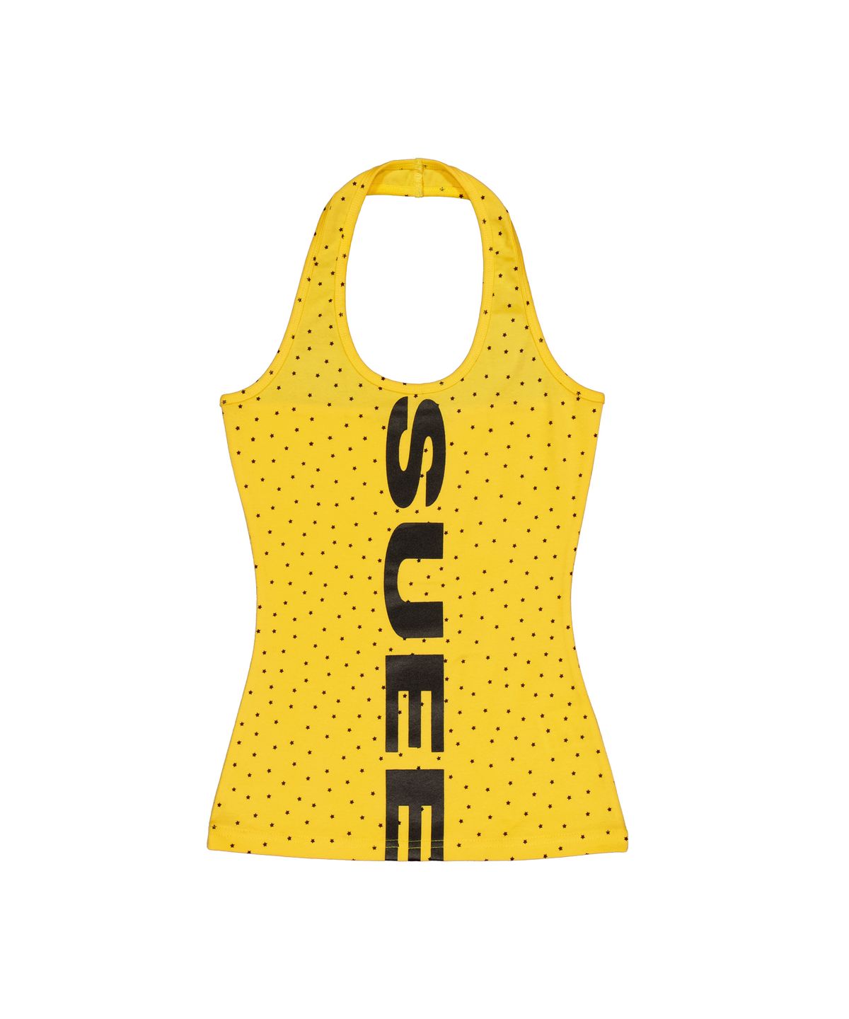 셋업이엑스이(SETUP-EXE) DOT LOGO HALTERNECK TOP / YELLOW