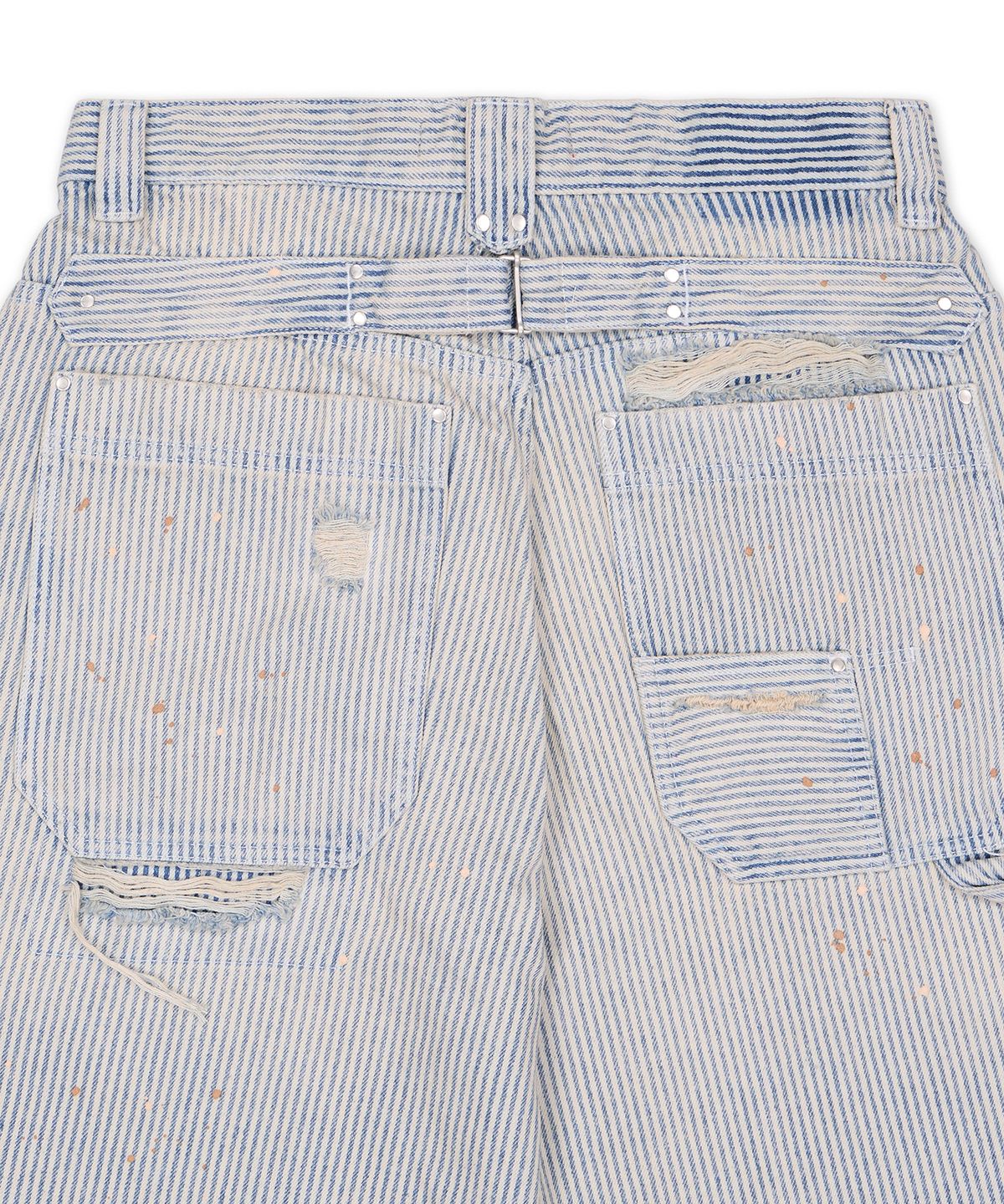 제이디드 런던(JADED LONDON) 핀스트라이프 카펜터 쇼츠 (PINSTRIPE CARPENTER JORTS)