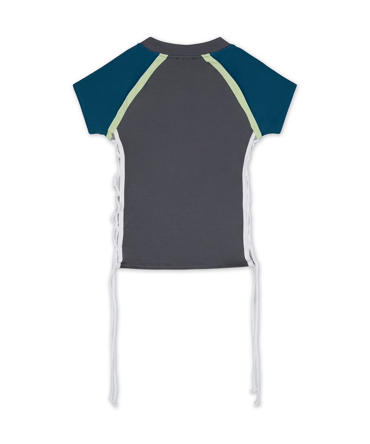 제이디드 런던(JADED LONDON) 레이스업 풋볼 베이비 티 (Lace Up Football Baby Tee)