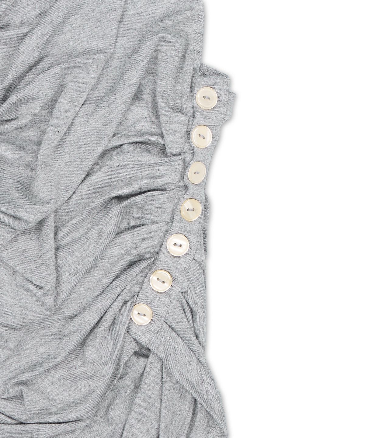 제이디드 런던(JADED LONDON) 백리스 플리츠 버튼 탑 (Backless Pleated Button Top)