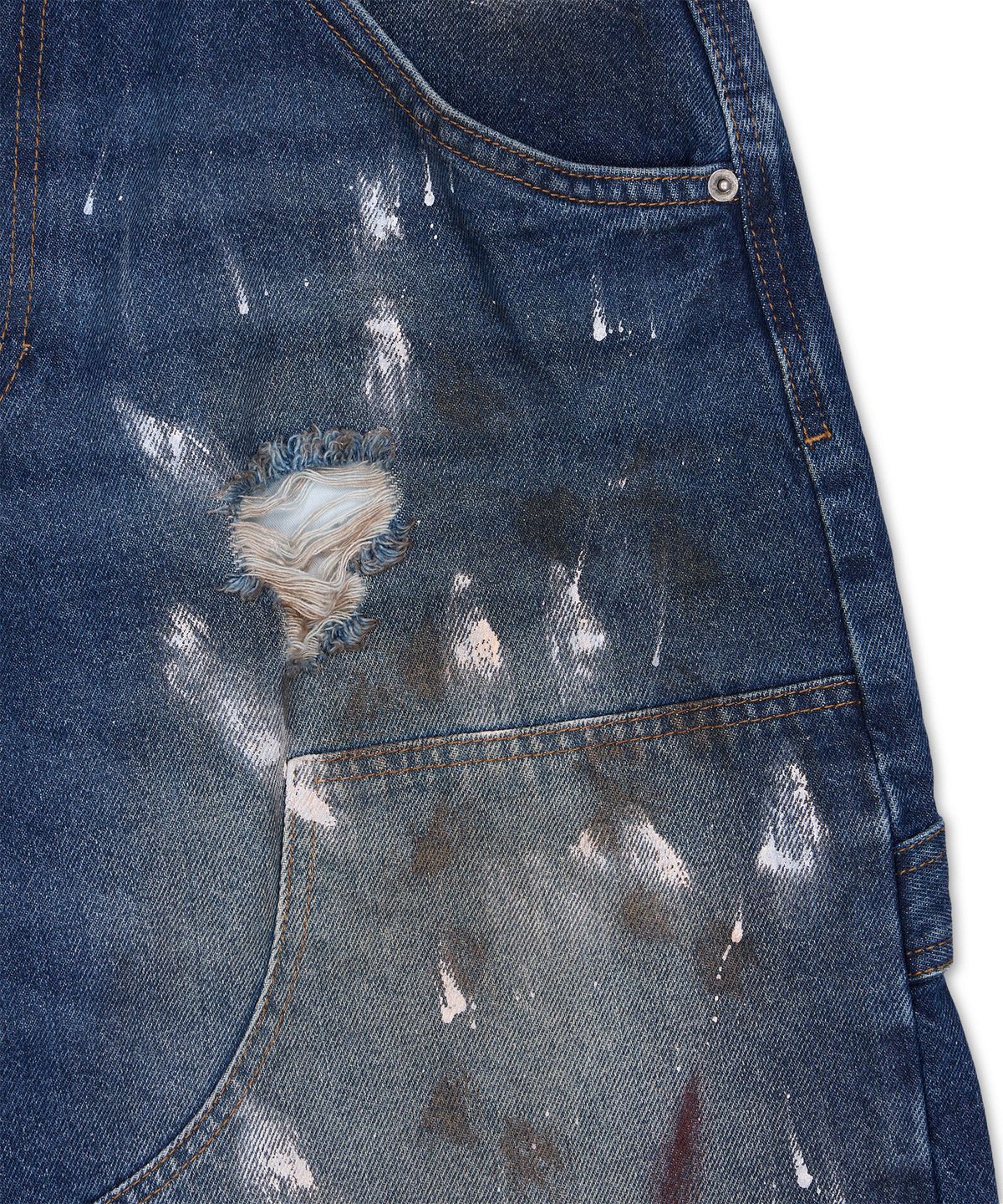 제이디드 런던(JADED LONDON) 페인티드 크롭드 XL 콜로서스 진 (Painted Cropped Xl Colossus Jeans)