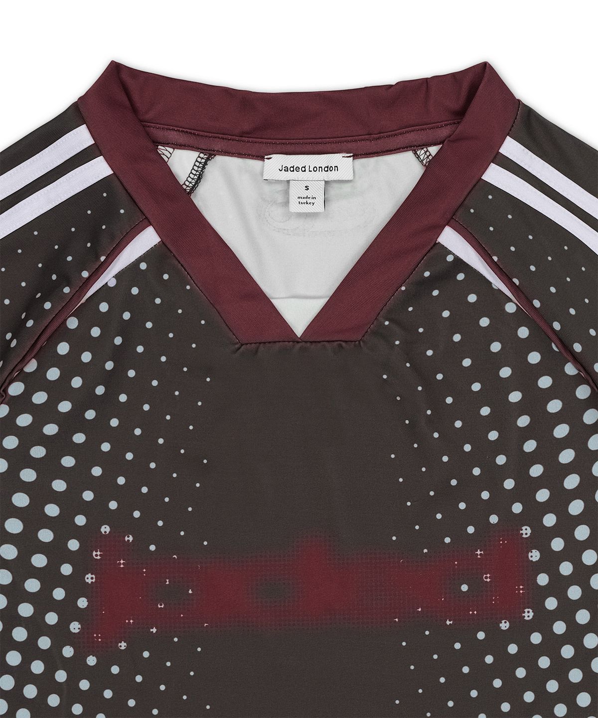 제이디드 런던(JADED LONDON) 일루전 프린트 풋볼 베이비 티 (Illusion Print Football Baby Tee)