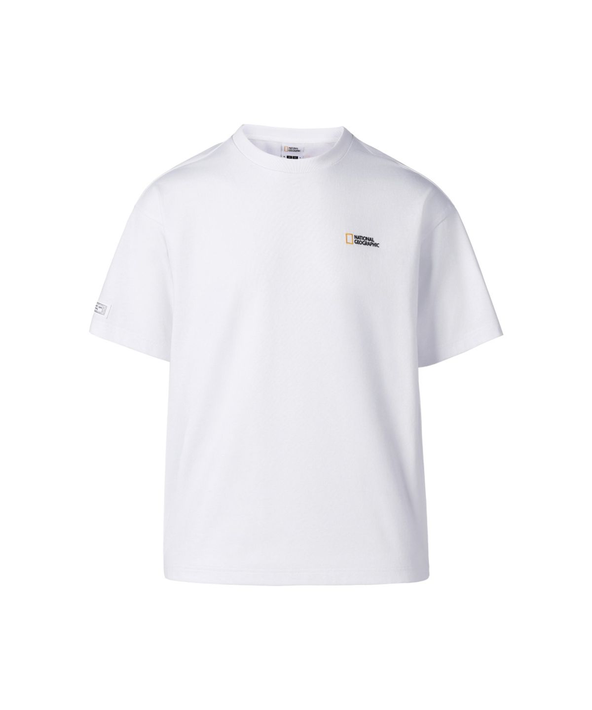 내셔널지오그래픽(NATIONALGEOGRAPHIC) [K-HERITAGE] 단청 세미오버핏 그래픽 티셔츠 WHITE N262UTS638