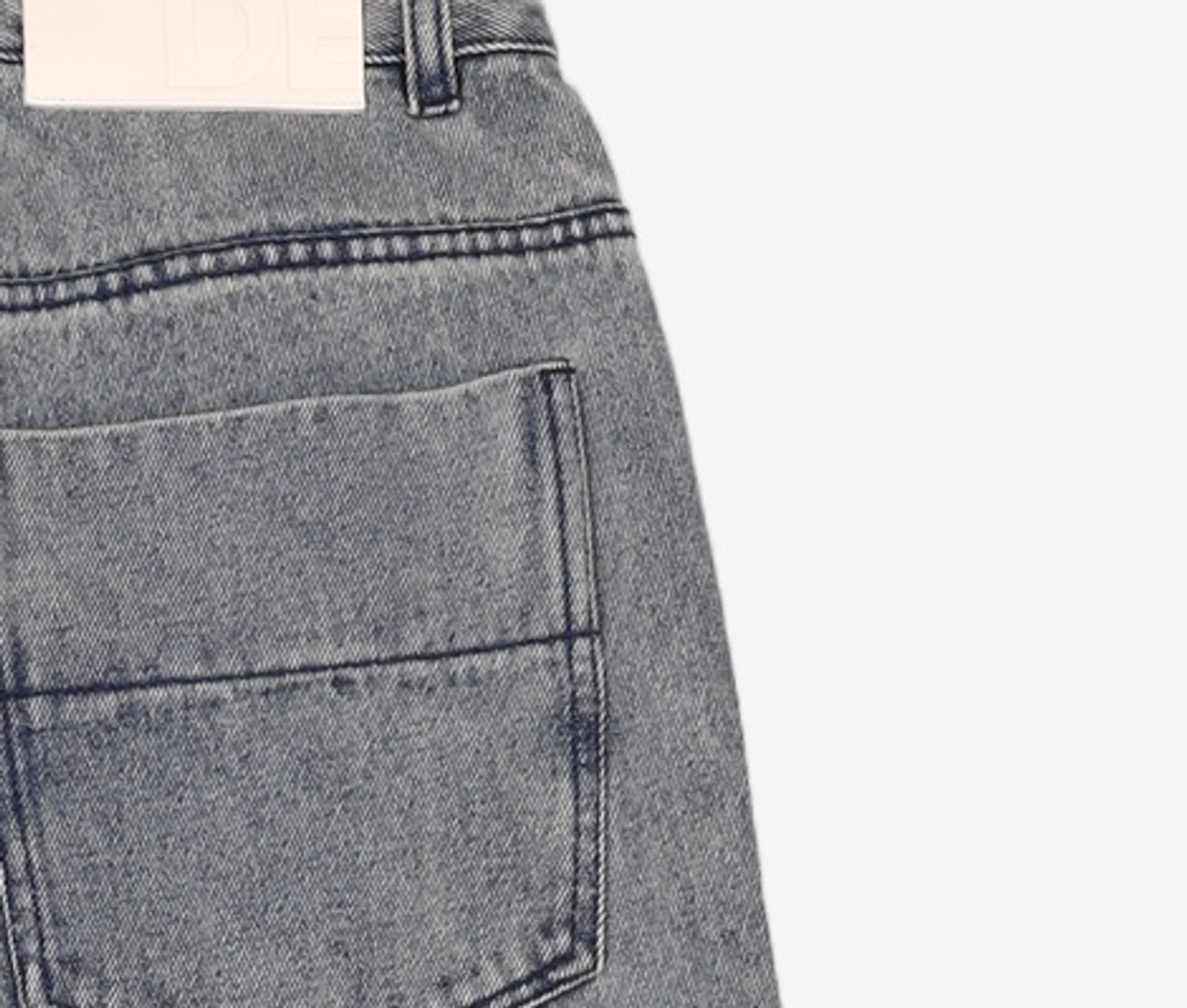 데케트(DECET) Mid Rise Wide Jeans DCPT027BlueSide 28