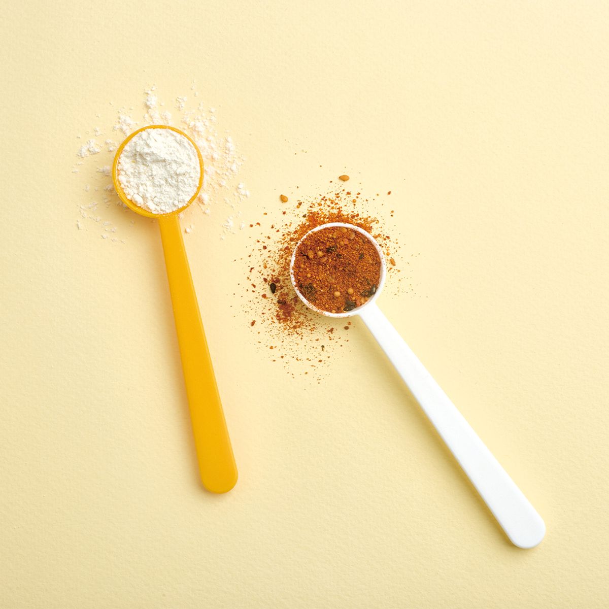 아조아(AJOAH) (100개) 분말 가루 계량스푼 30g 130mm 미니 롱 스쿱 정량 벌크포장