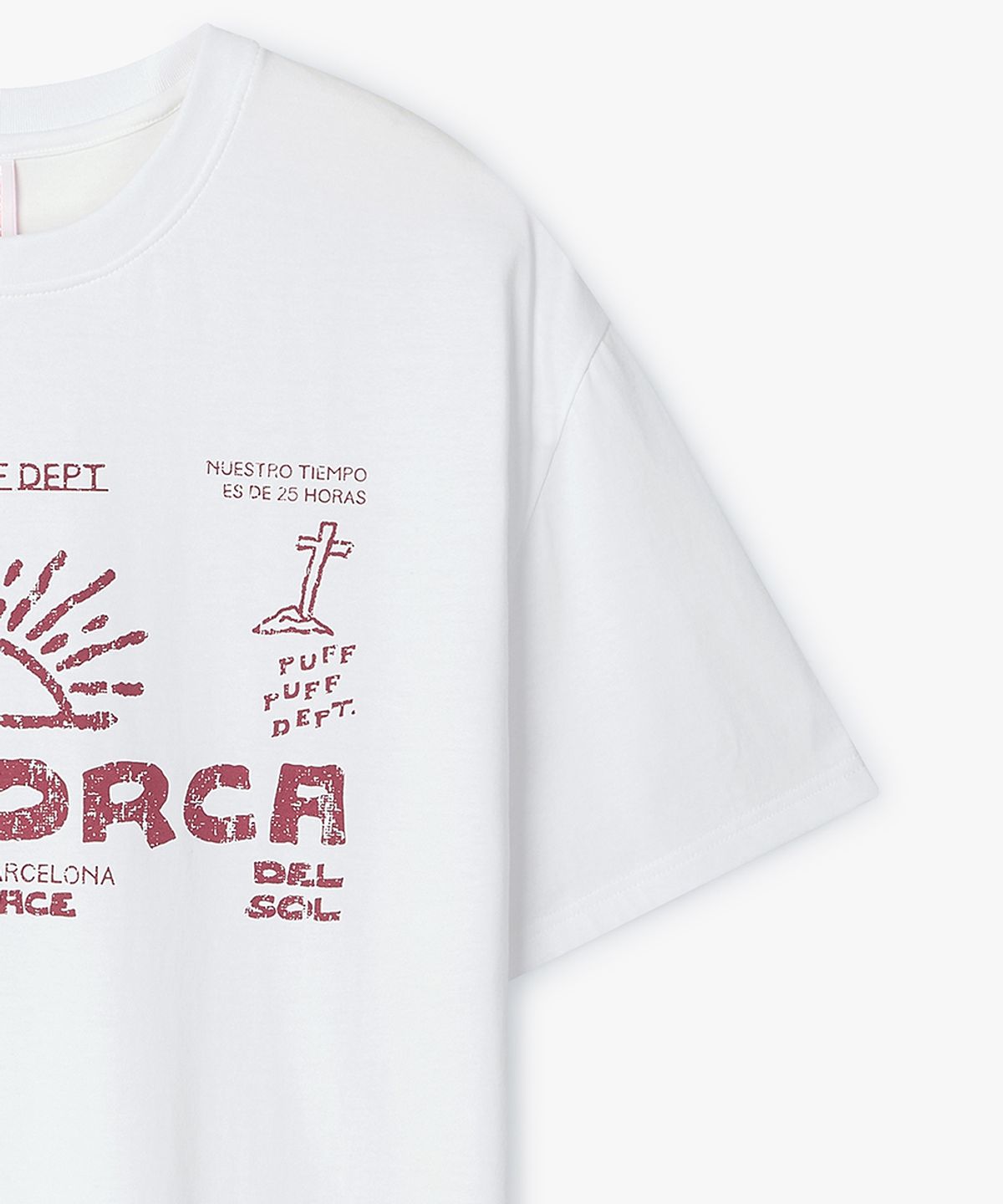 퍼프퍼프뎁트(PUFF PUFF DEPT) MALLORCA COOLING T-shirt WHITE