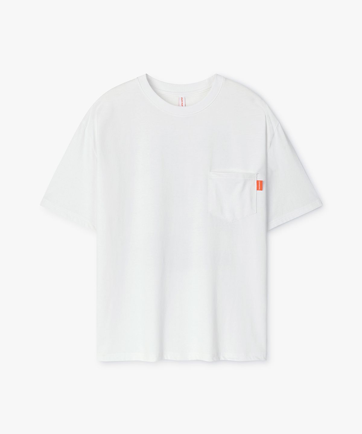 퍼프퍼프뎁트(PUFF PUFF DEPT) One Pocket Tropical COOLING T-shirt WHITE