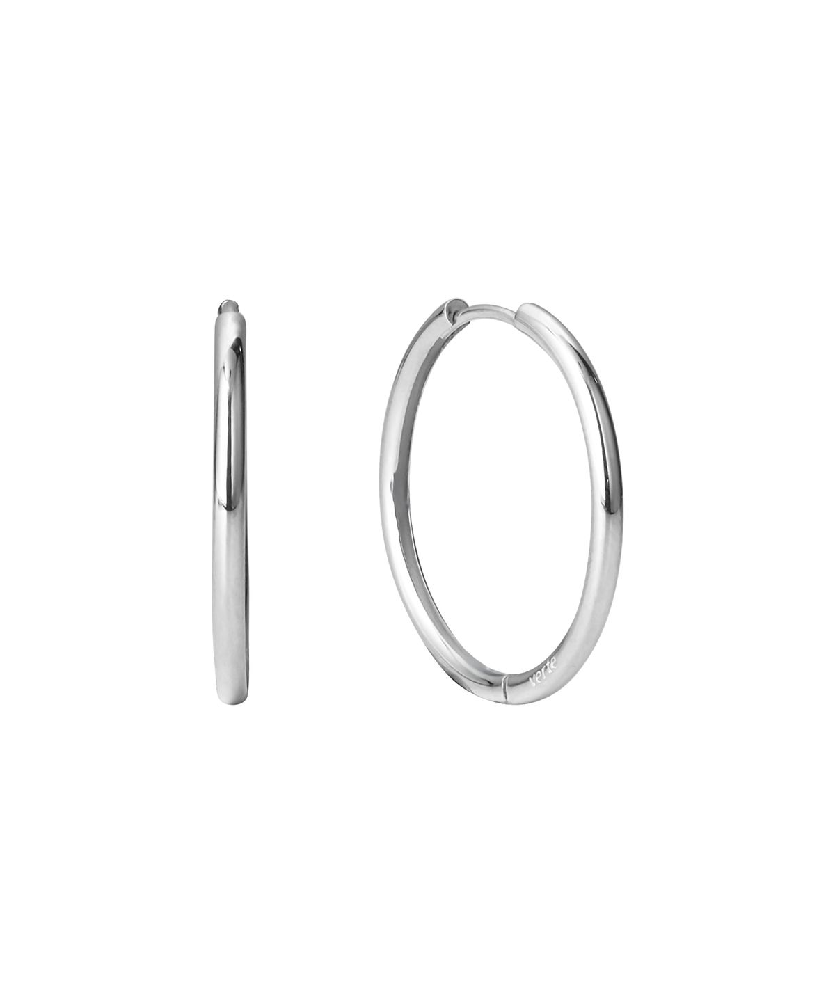 베흐트(VERTE) [925 silver] Deux.silver.228 / grand basic earring (silver)