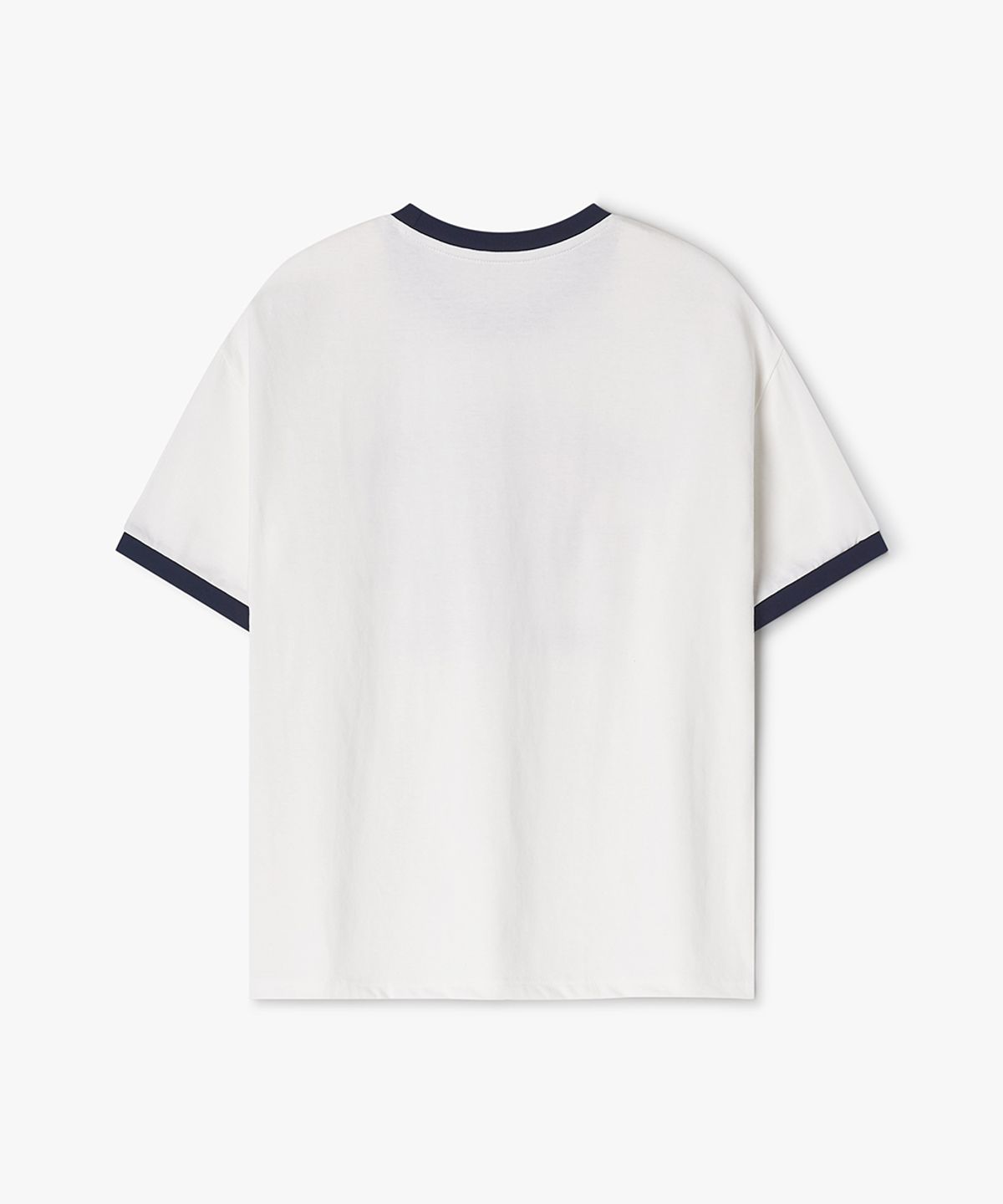 퍼프퍼프뎁트(PUFF PUFF DEPT) FUNNY RIDER Ringer T-shirt IVORY