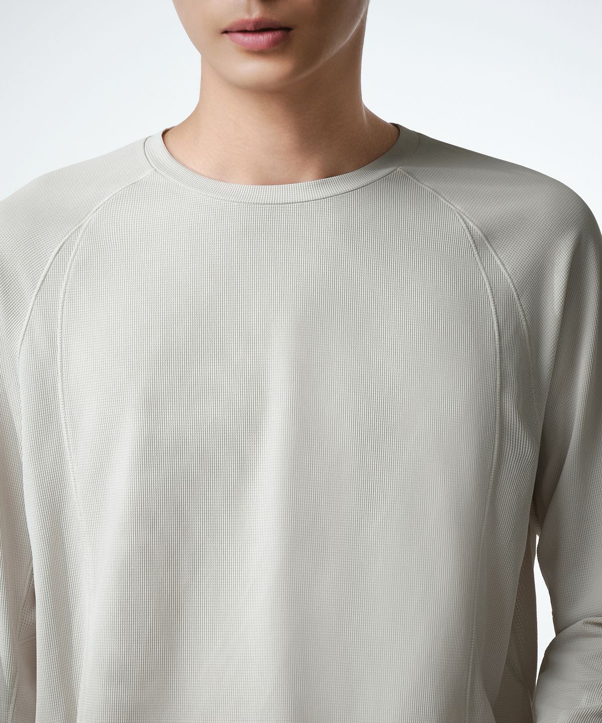 무신사 스탠다드(MUSINSA STANDARD) [시티 레저] 트레일 긴소매 티셔츠 [스톤 화이트]