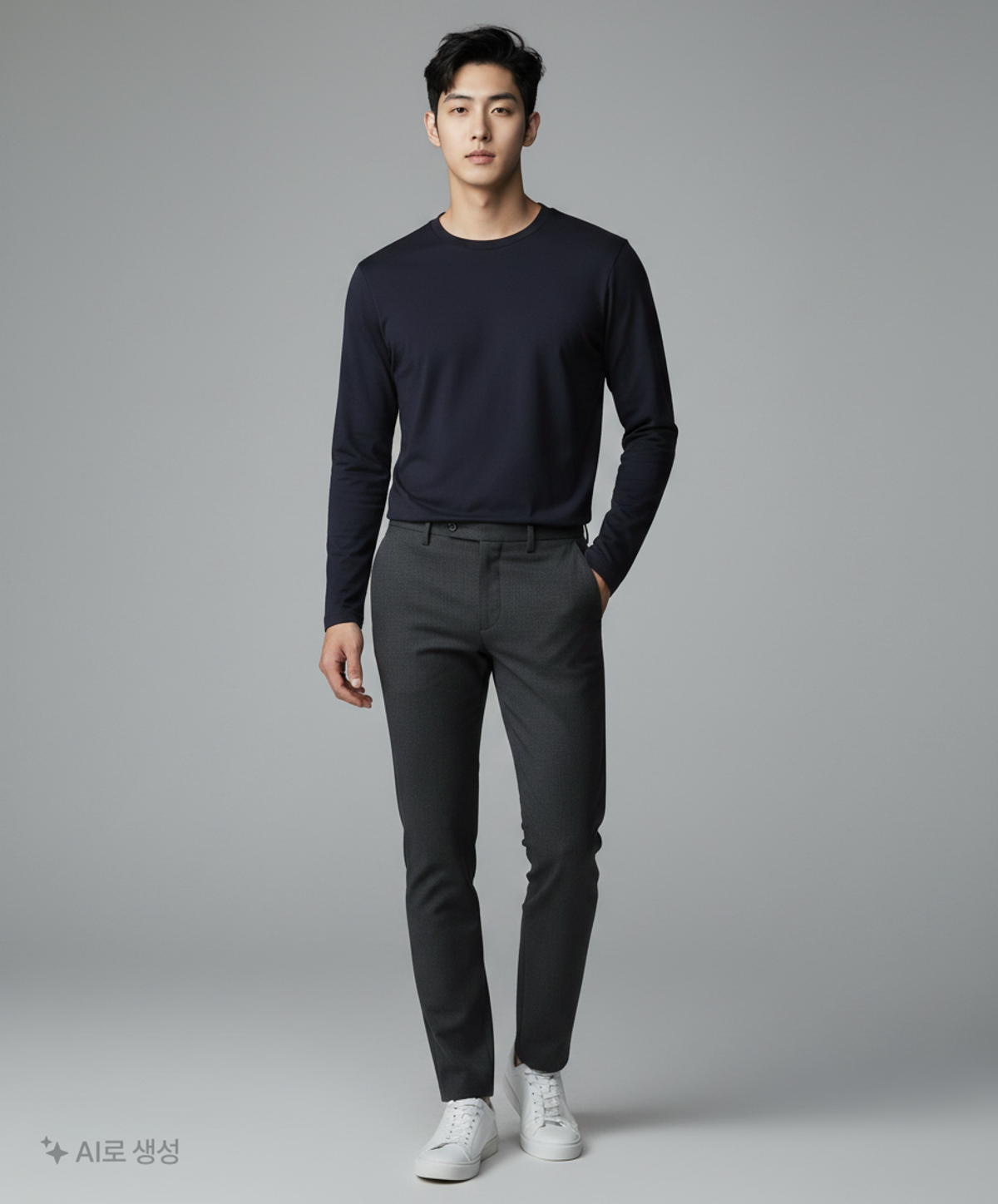지오다노(GIORDANO) 긴소매 티셔츠 100