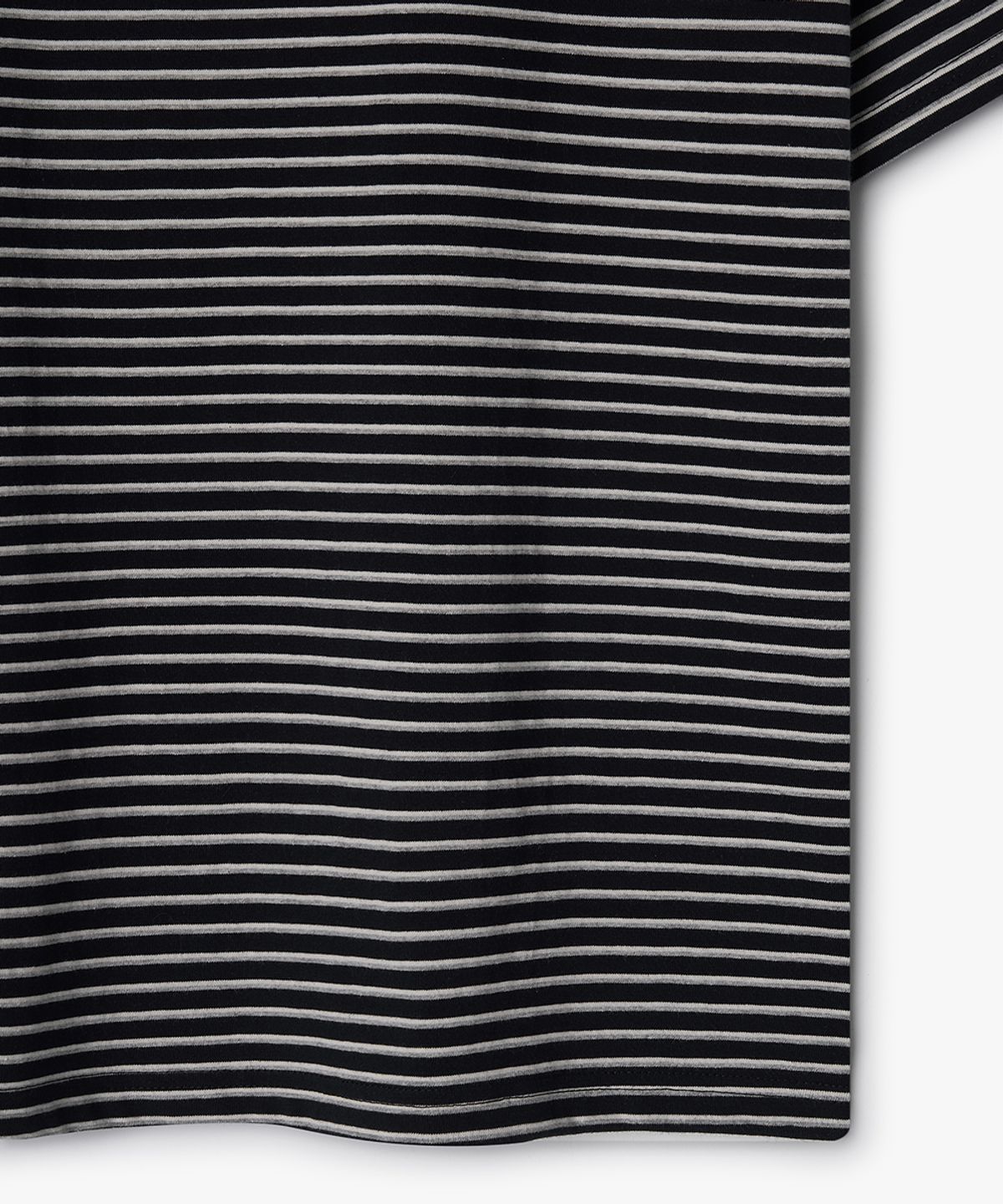 퍼프퍼프뎁트(PUFF PUFF DEPT) Classic Stripe Cotton T-shirt NAVY