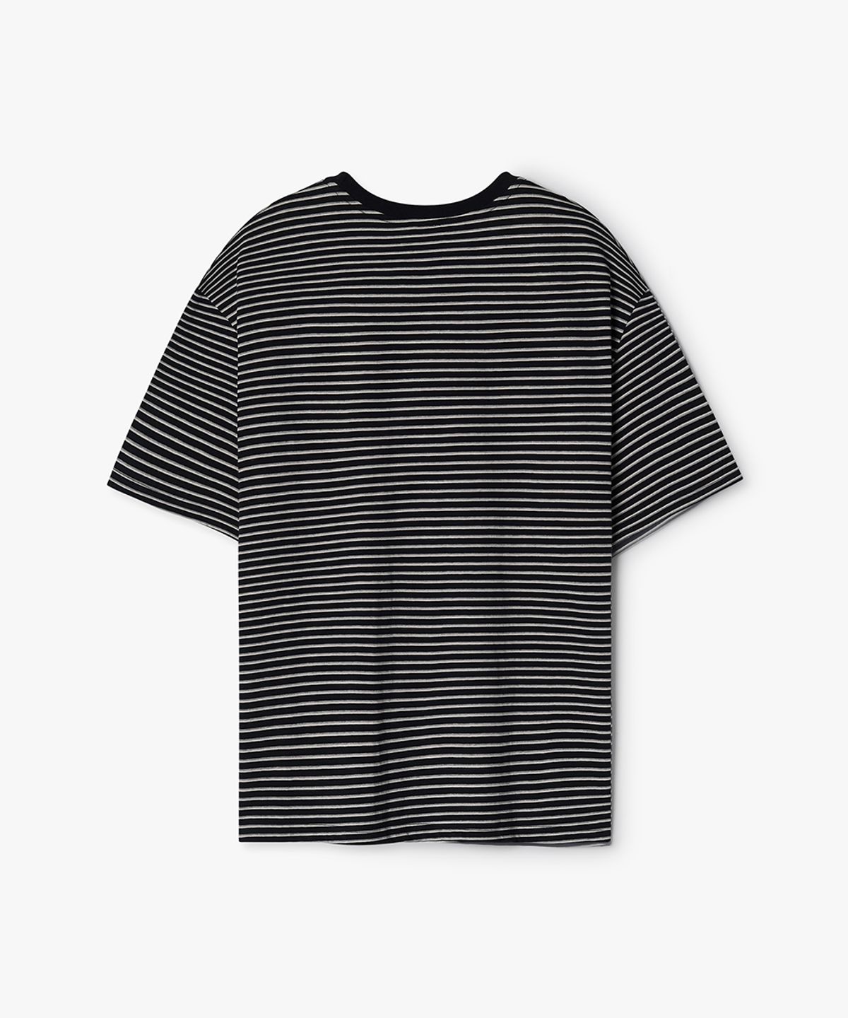 퍼프퍼프뎁트(PUFF PUFF DEPT) Classic Stripe Cotton T-shirt NAVY